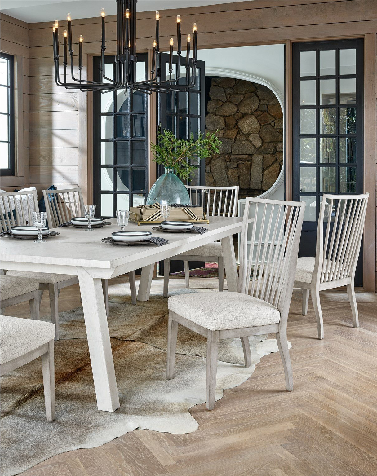 Bowen Fabric/Wood Side Chair