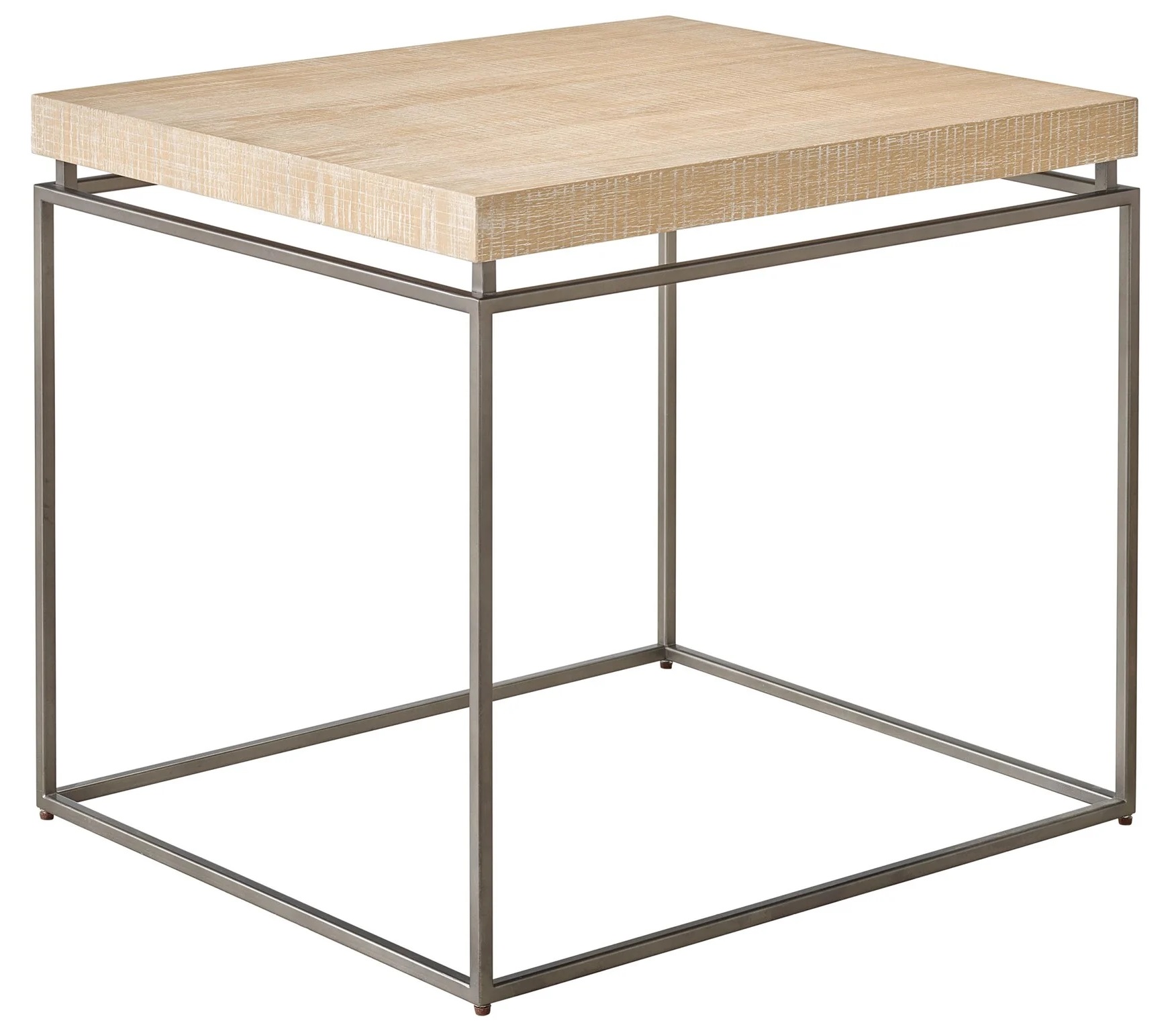 End Wood/Metal Table