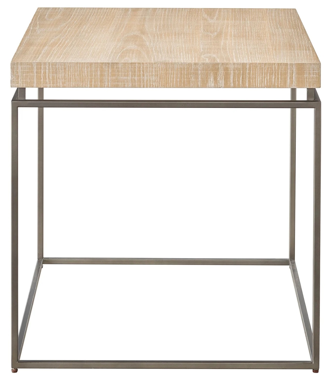 End Wood/Metal Table