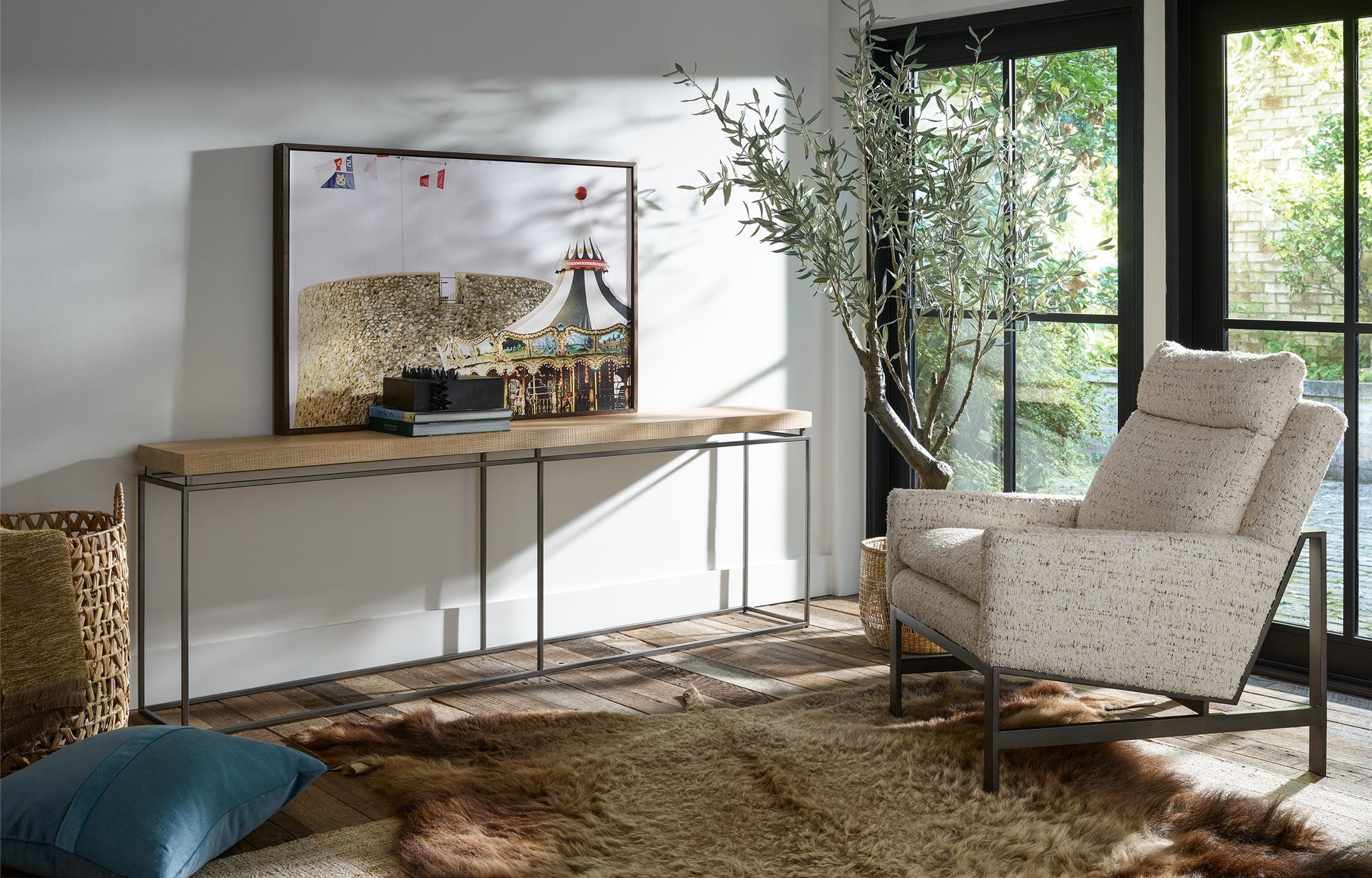 Watts Wood/Metal Console Table