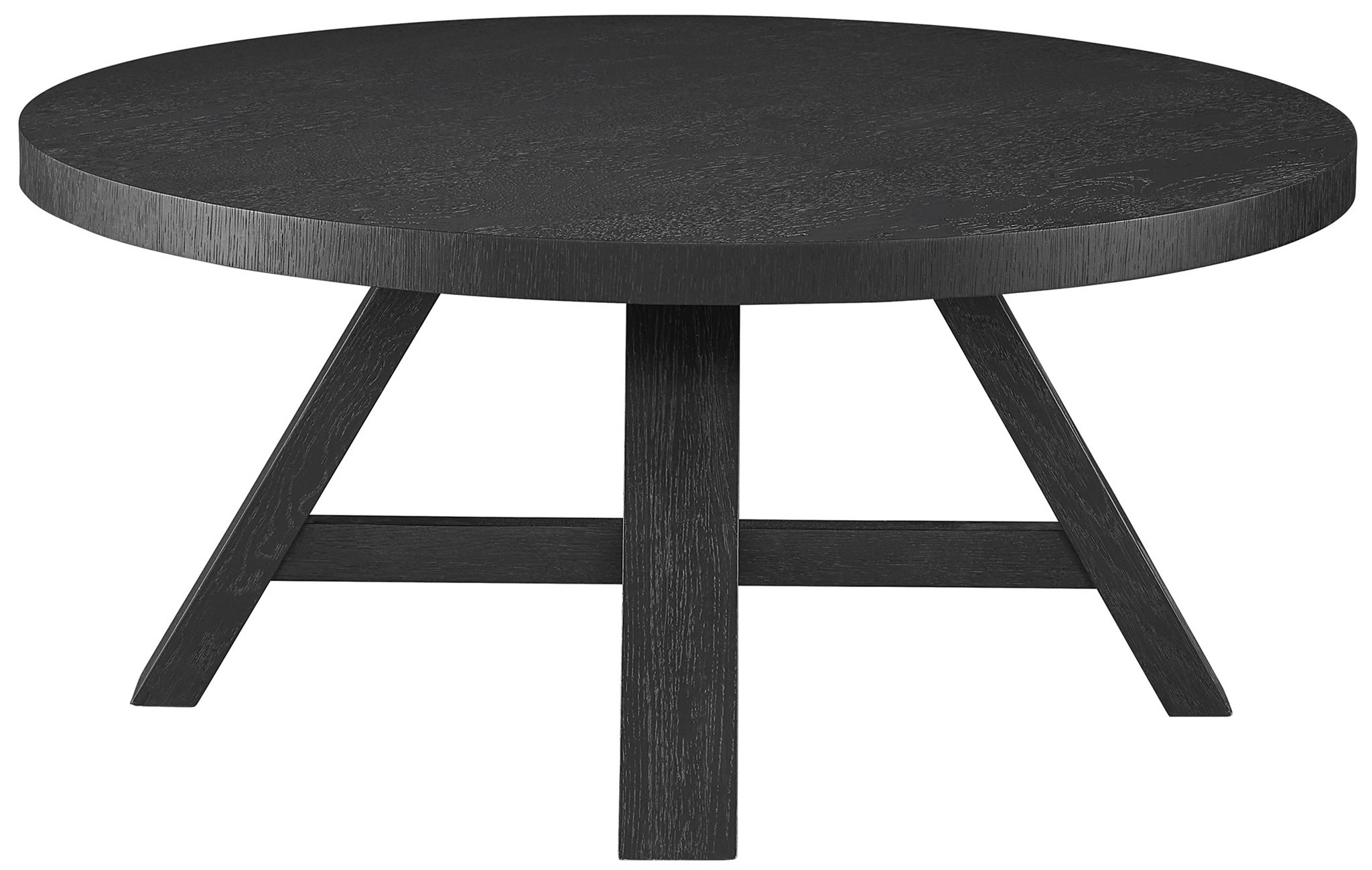 Round Wood Coffee Table