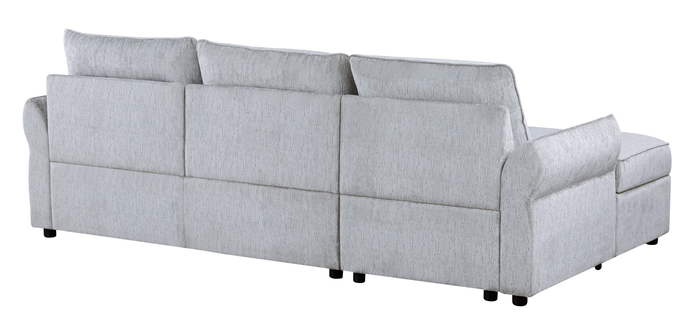U0301 Fabric Pull Out Sectional Sofa Bed