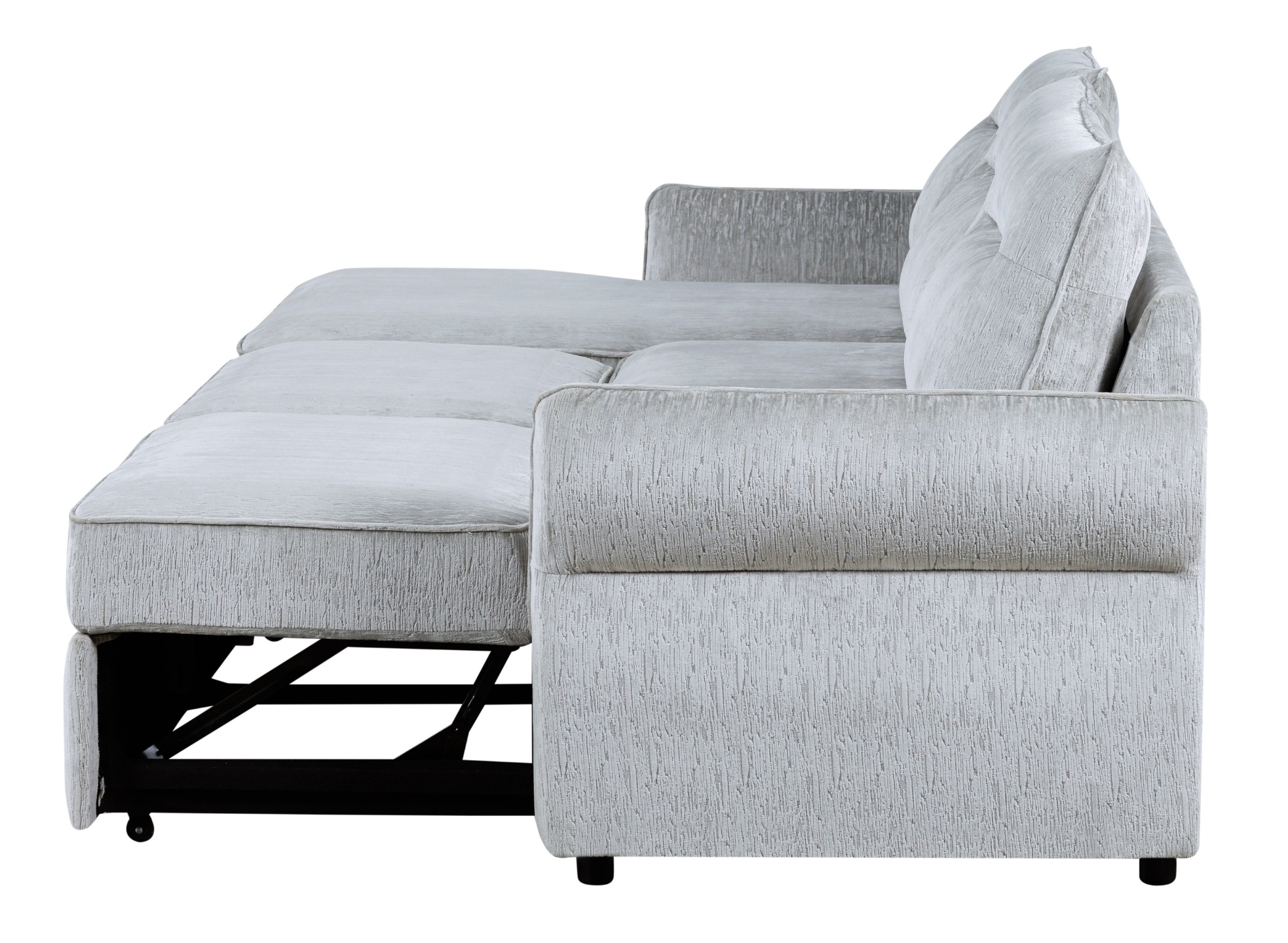 U0301 Fabric Pull Out Sectional Sofa Bed