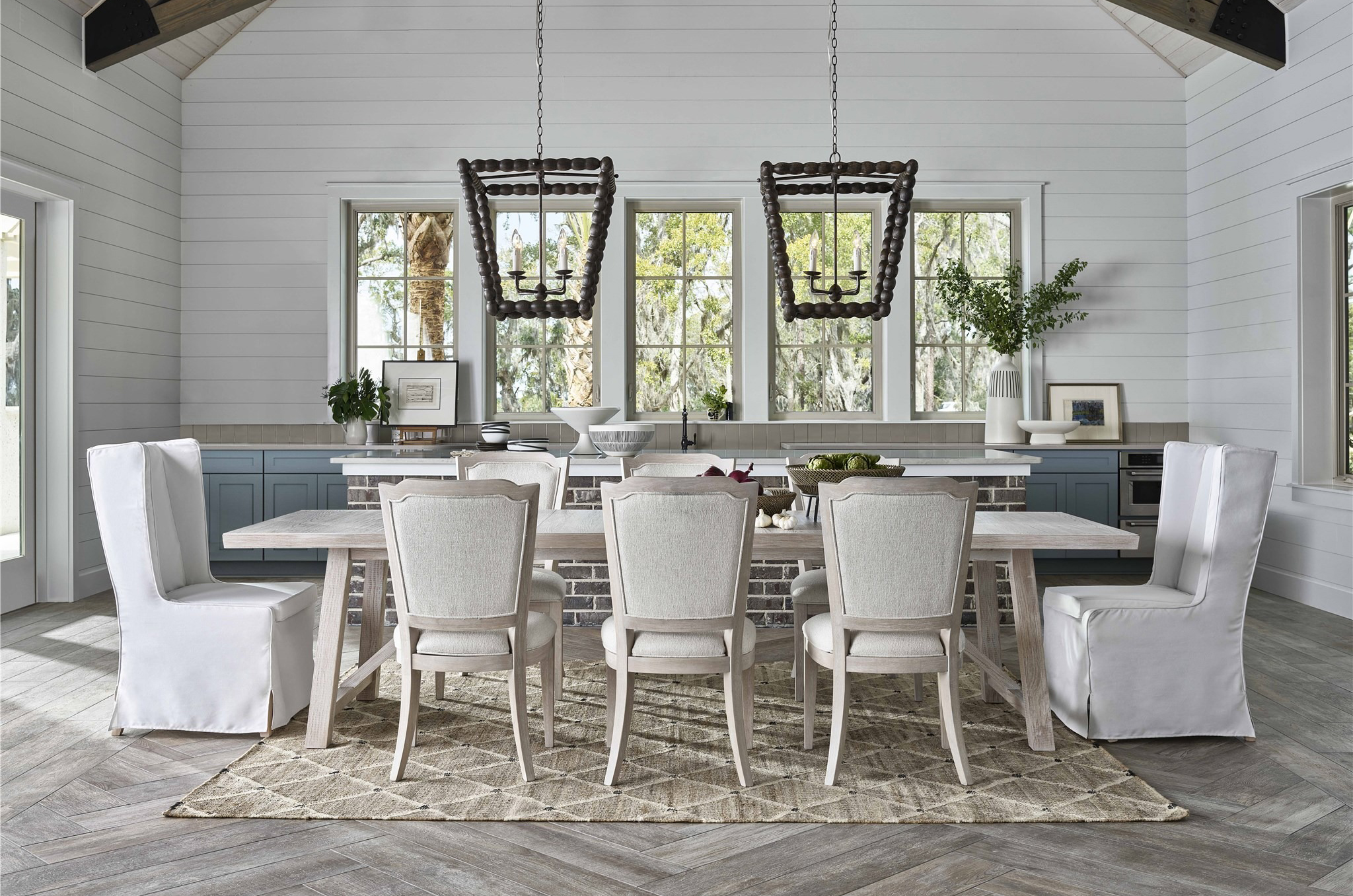 Getaway Fabric/Wood Upholstered Back Side Chair
