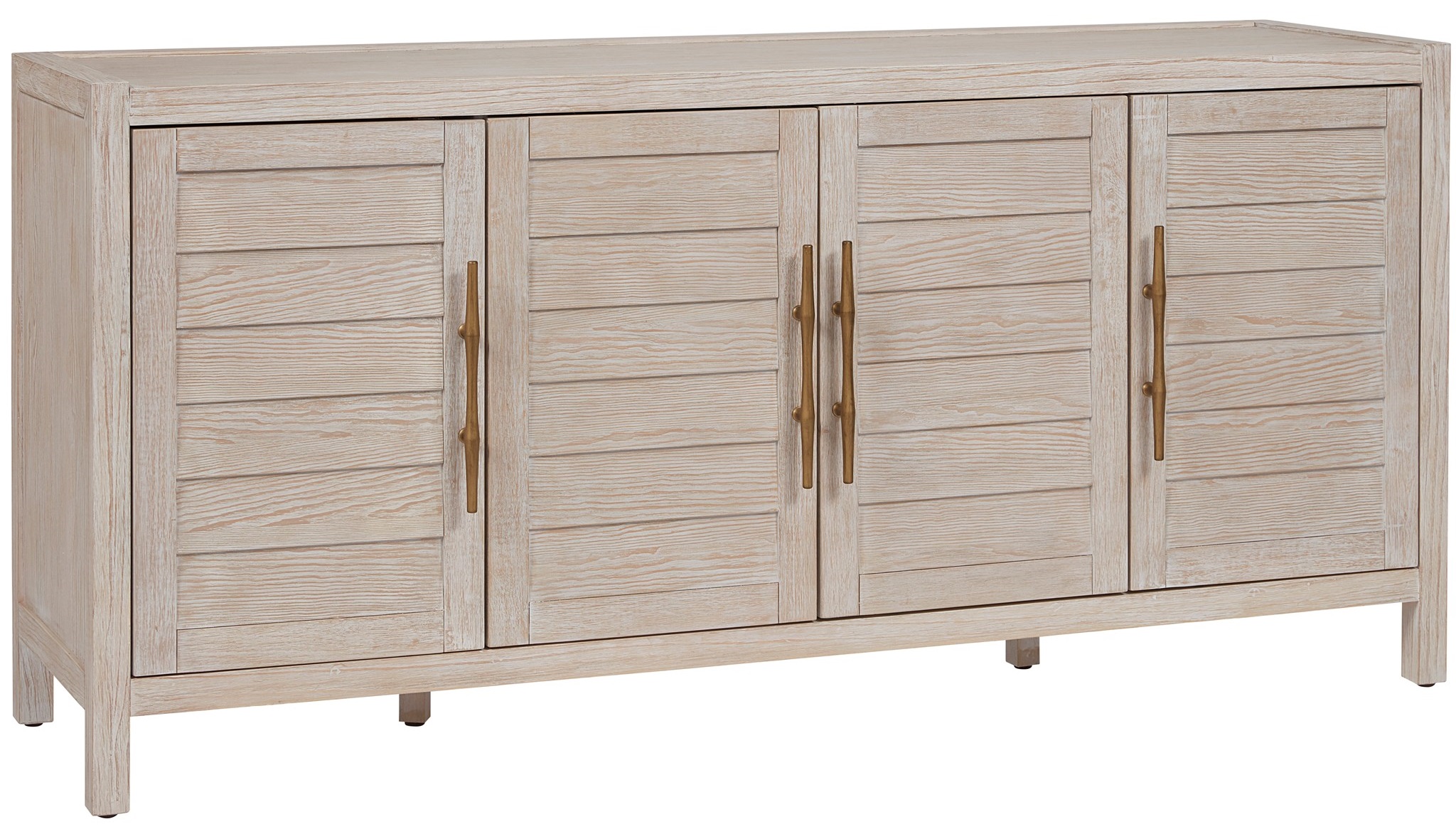 Getaway TV Entertainment Media Console Stand w/4 Doors