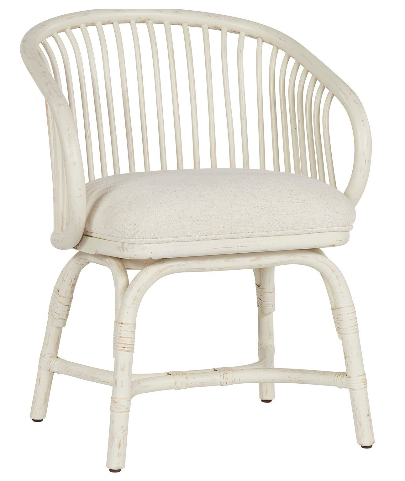Aruba Fabric/Rattan Chair