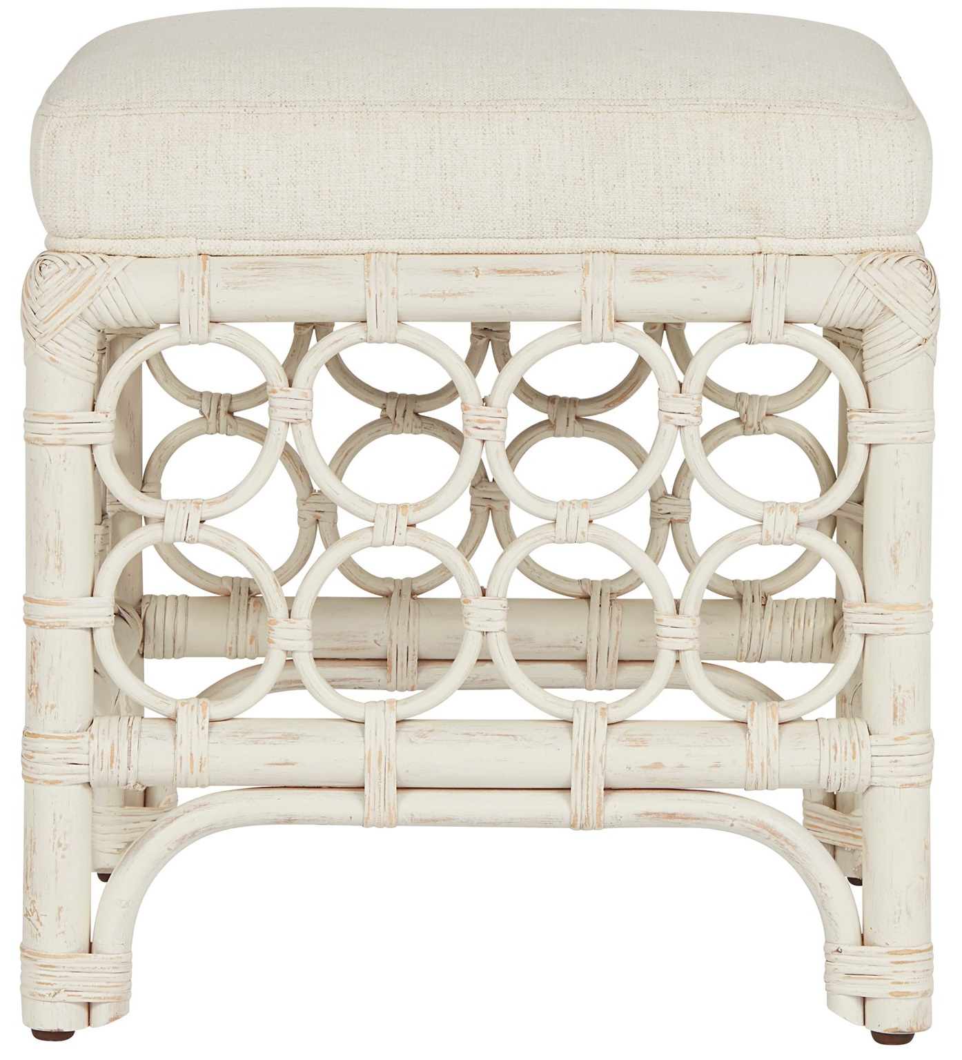 Rattan Fabric Stool