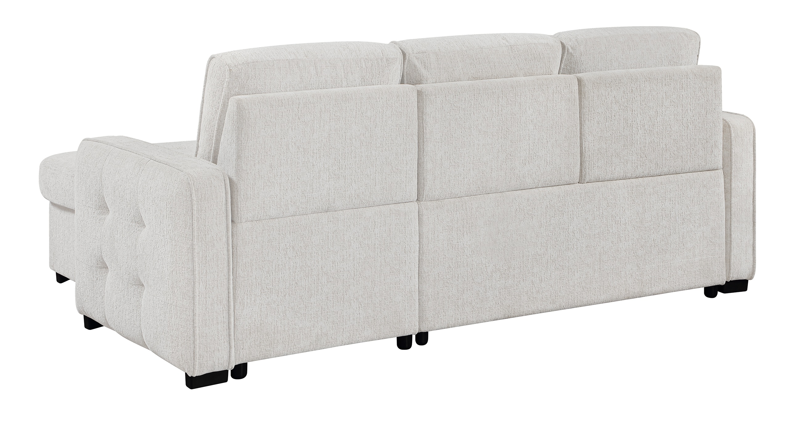 U0707 Fabric Reversible Sectional Sofa Bed