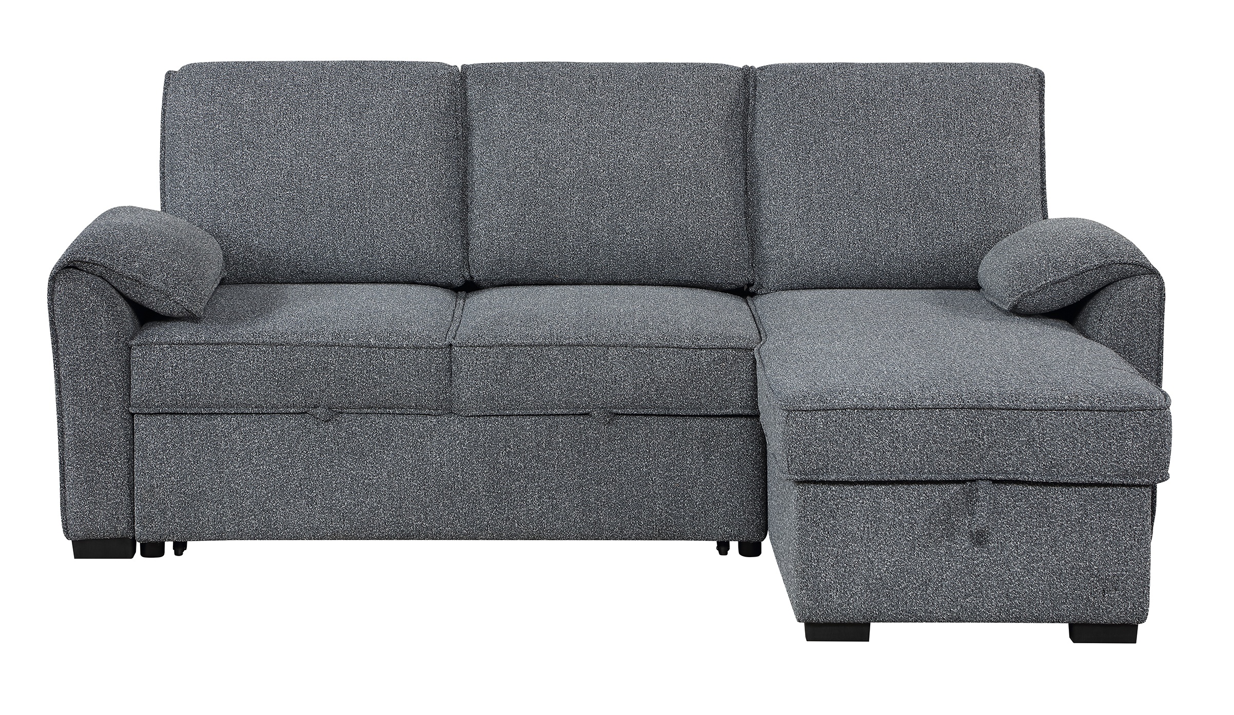 U0808 Fabric Reversible Sectional Sofa Bed