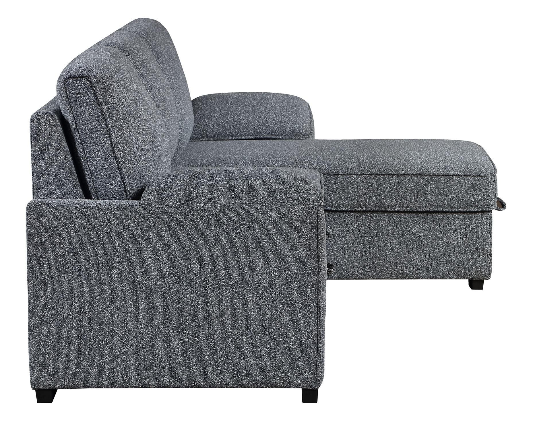 U0808 Fabric Reversible Sectional Sofa Bed
