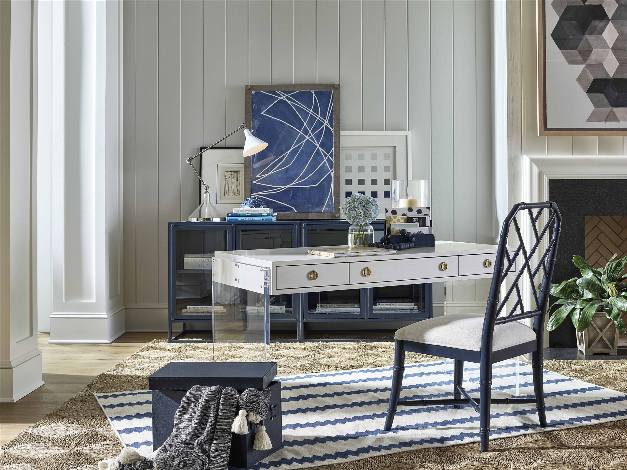 Hanalei Fabric/Wood Bay Side Chair