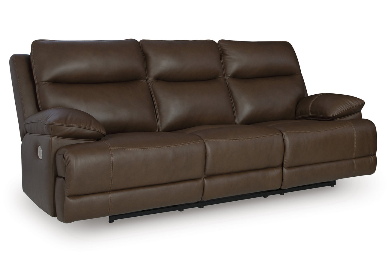 VonRyan Leather/PVC Power Reclining Living Room Set