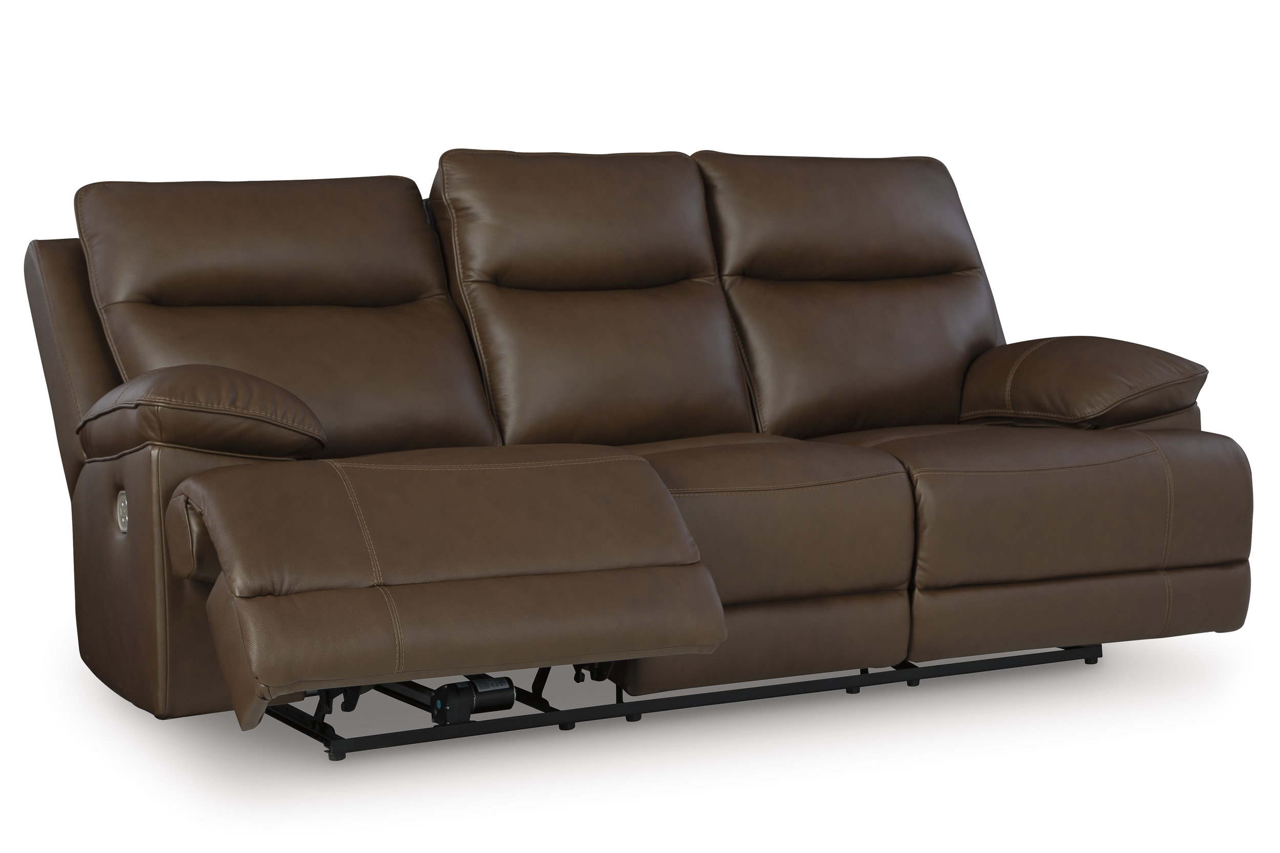 VonRyan Leather/PVC Power Reclining Living Room Set