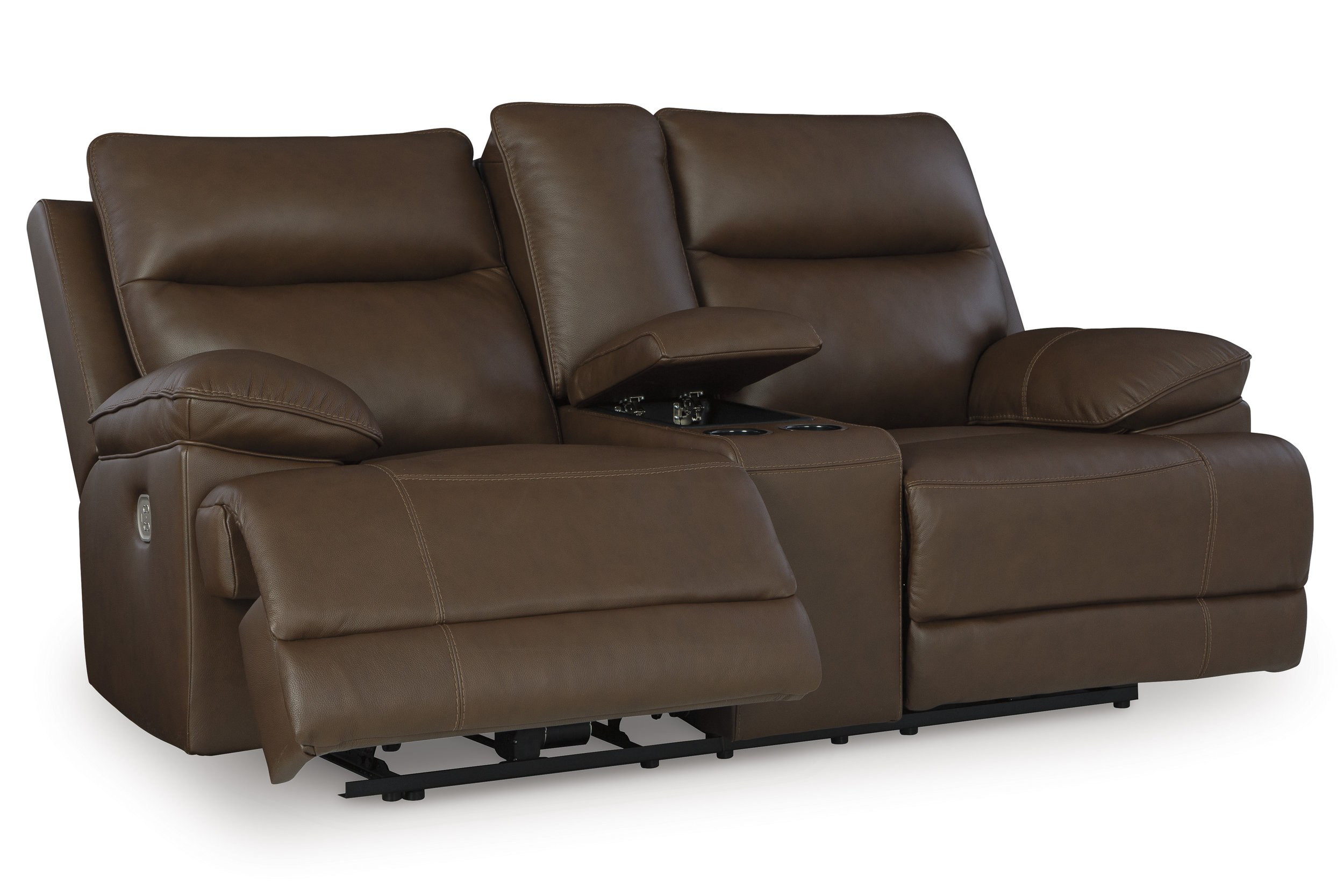 VonRyan Leather/PVC Power Reclining Living Room Set