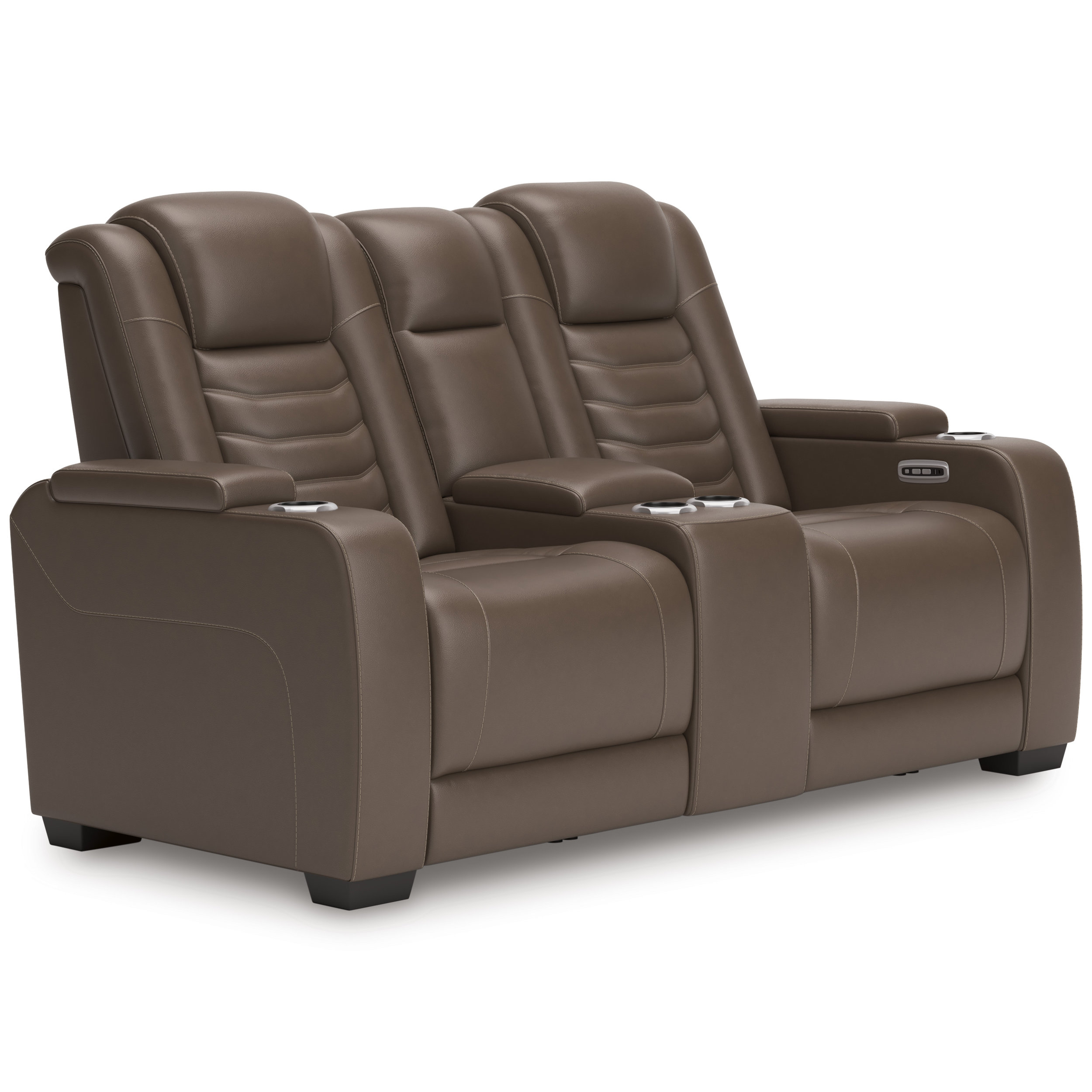 High Impact Leather/PVC Power Reclining Living Room Set