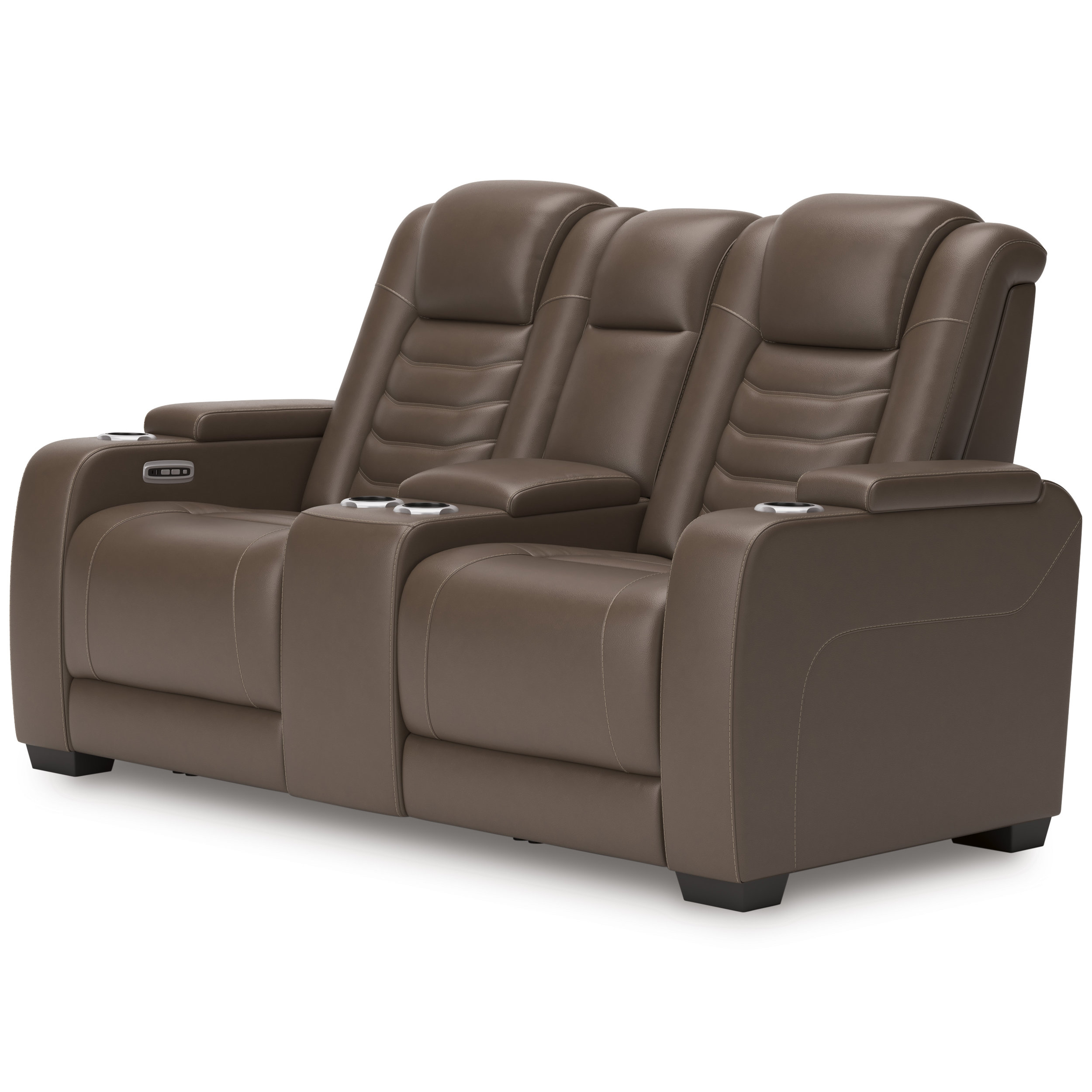 High Impact Leather/PVC Power Reclining Living Room Set