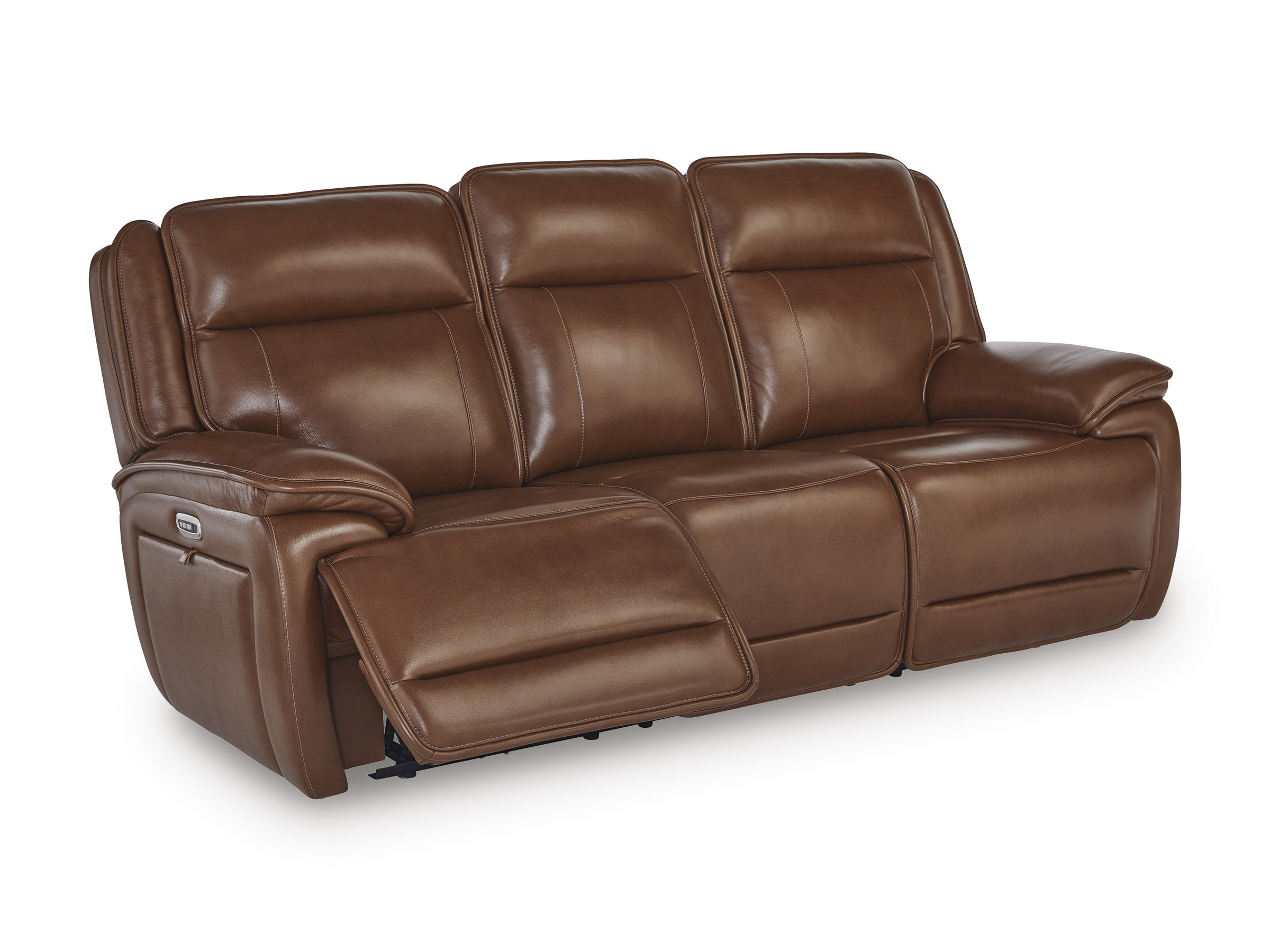 Healy Pier Leather/PVC Power Reclining Living Room Set