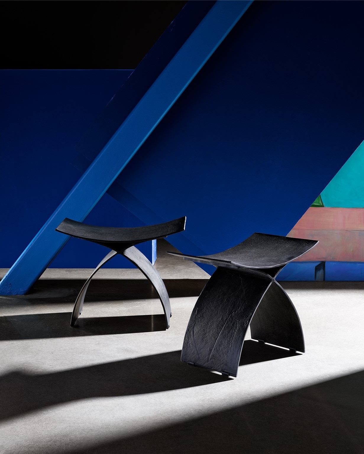 Kinetic Aluminum Stool
