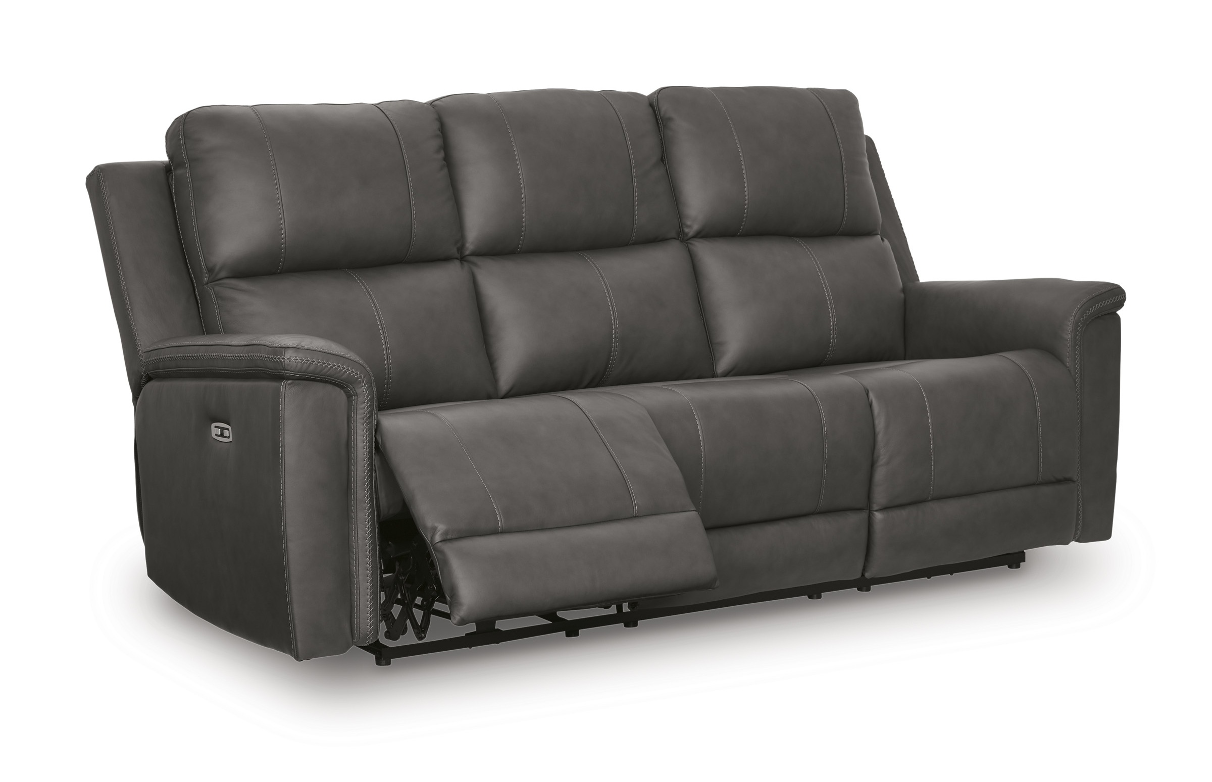 Bleckley Leather/PVC Power Reclining Living Set