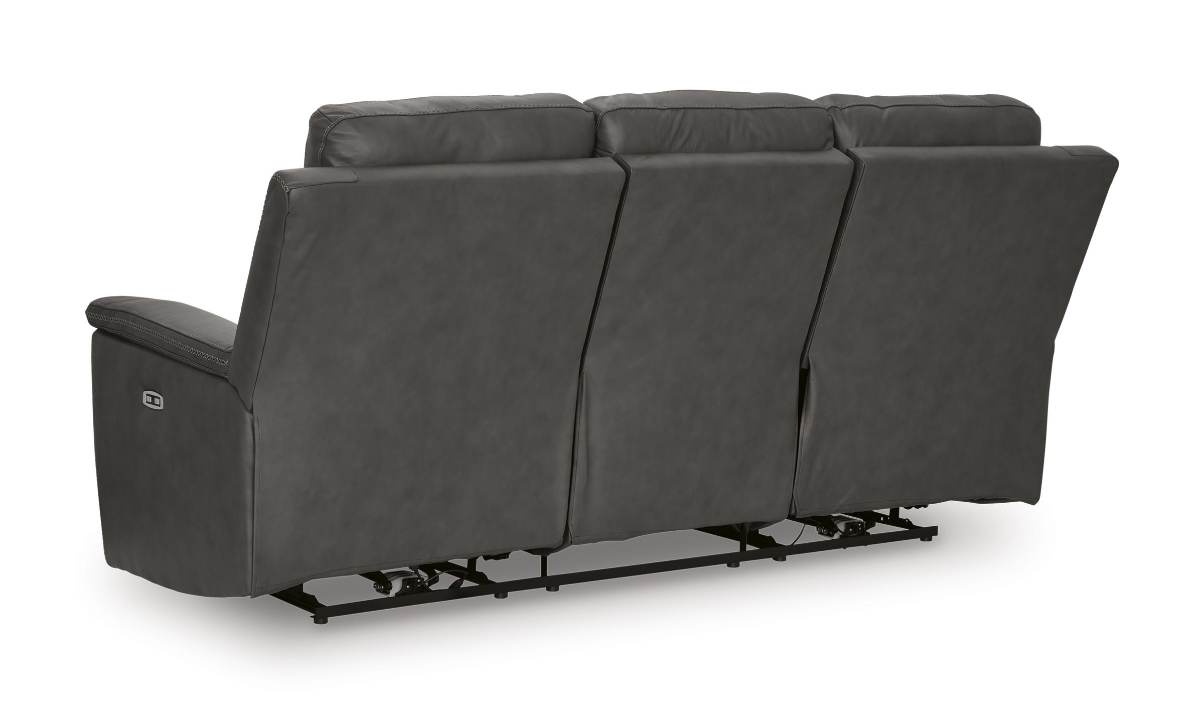 Bleckley Leather/PVC Power Reclining Living Set