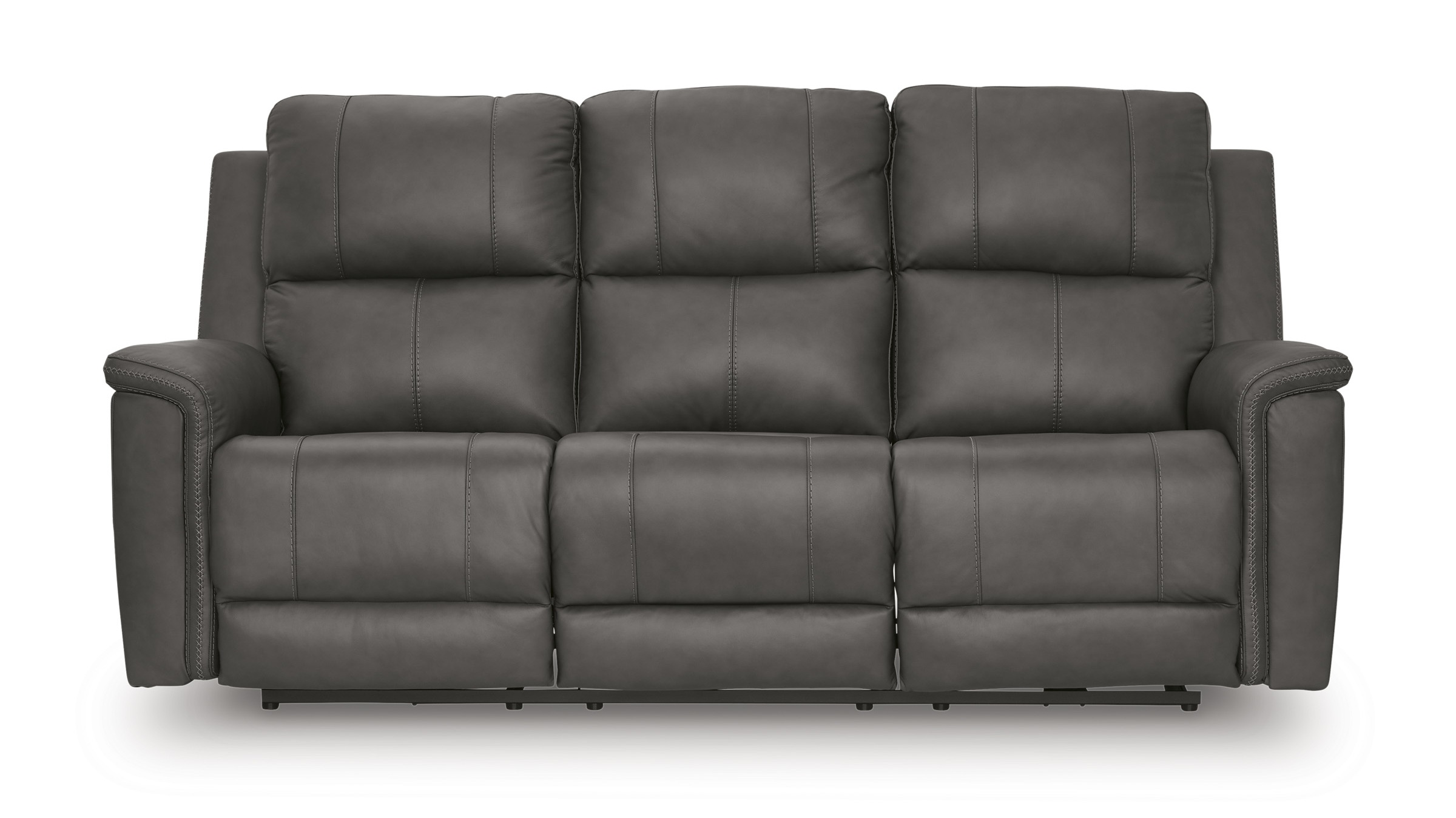 Bleckley Leather/PVC Power Reclining Sofa w/Adjustable Headrests