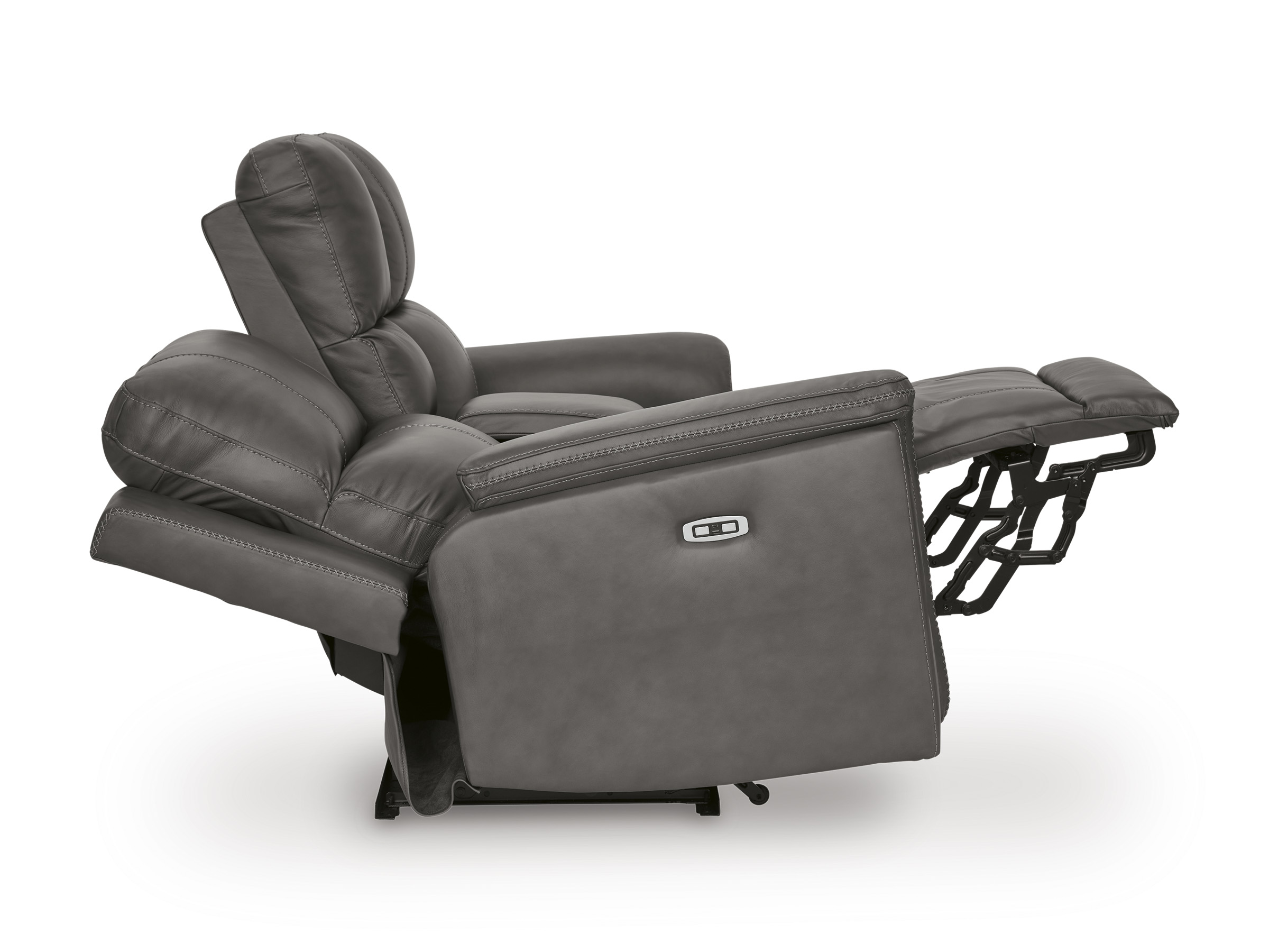 Bleckley Leather/PVC Power Reclining Living Set