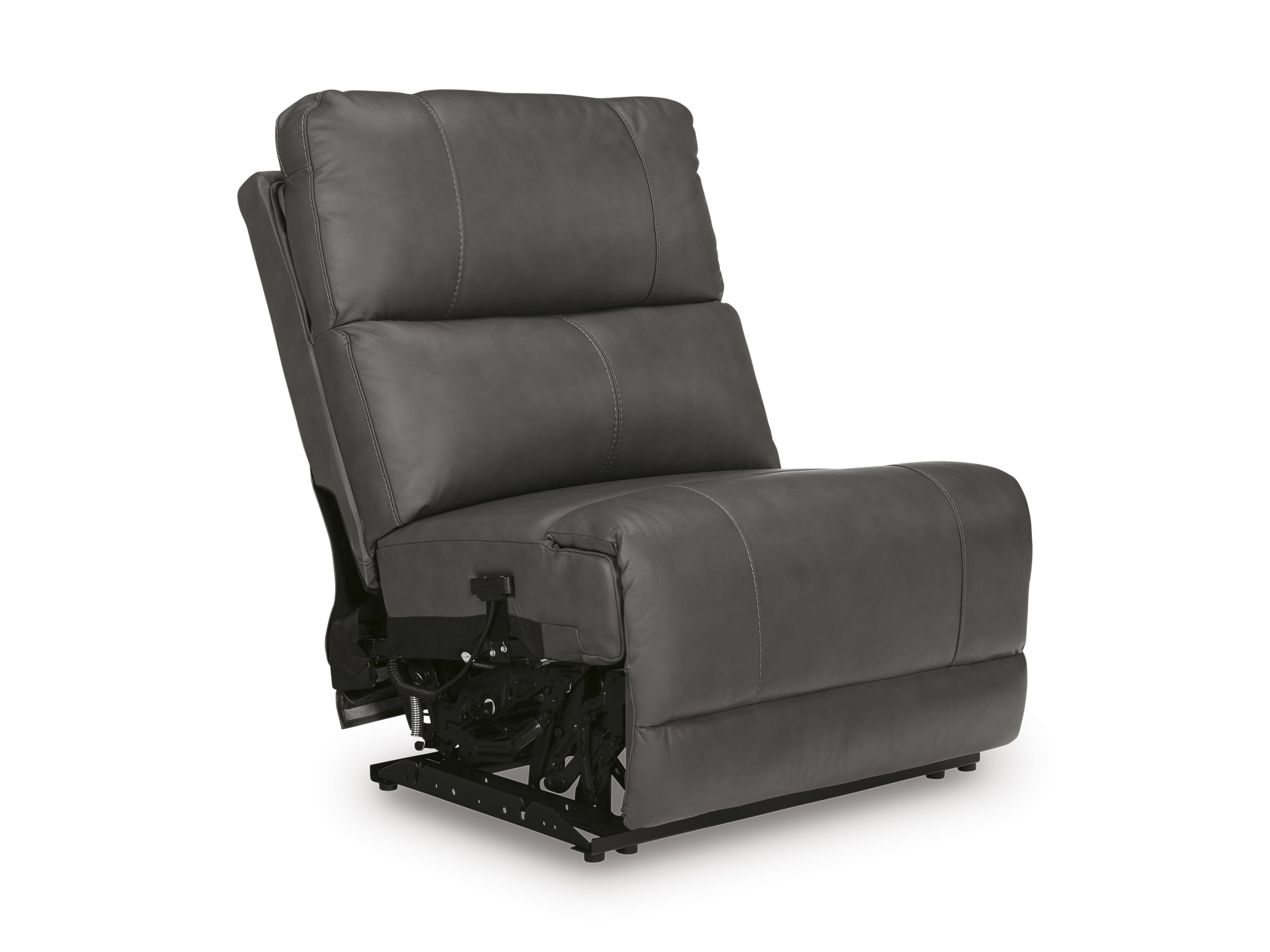 Bleckley 5-Piece Leather/PVC Power Reclining L-Shaped Sectiona Sofa