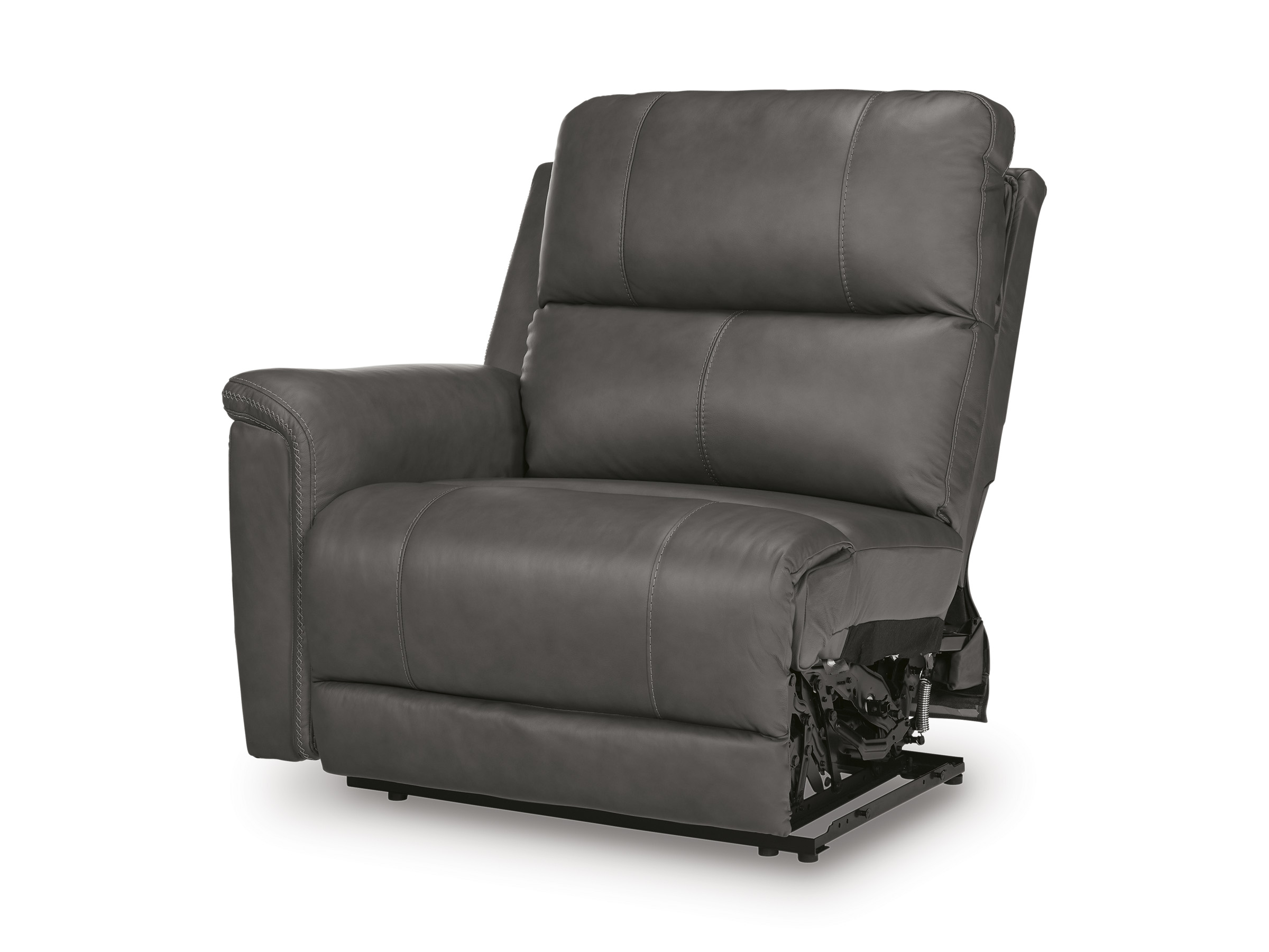 Bleckley 5-Piece Leather/PVC Power Reclining L-Shaped Sectiona Sofa