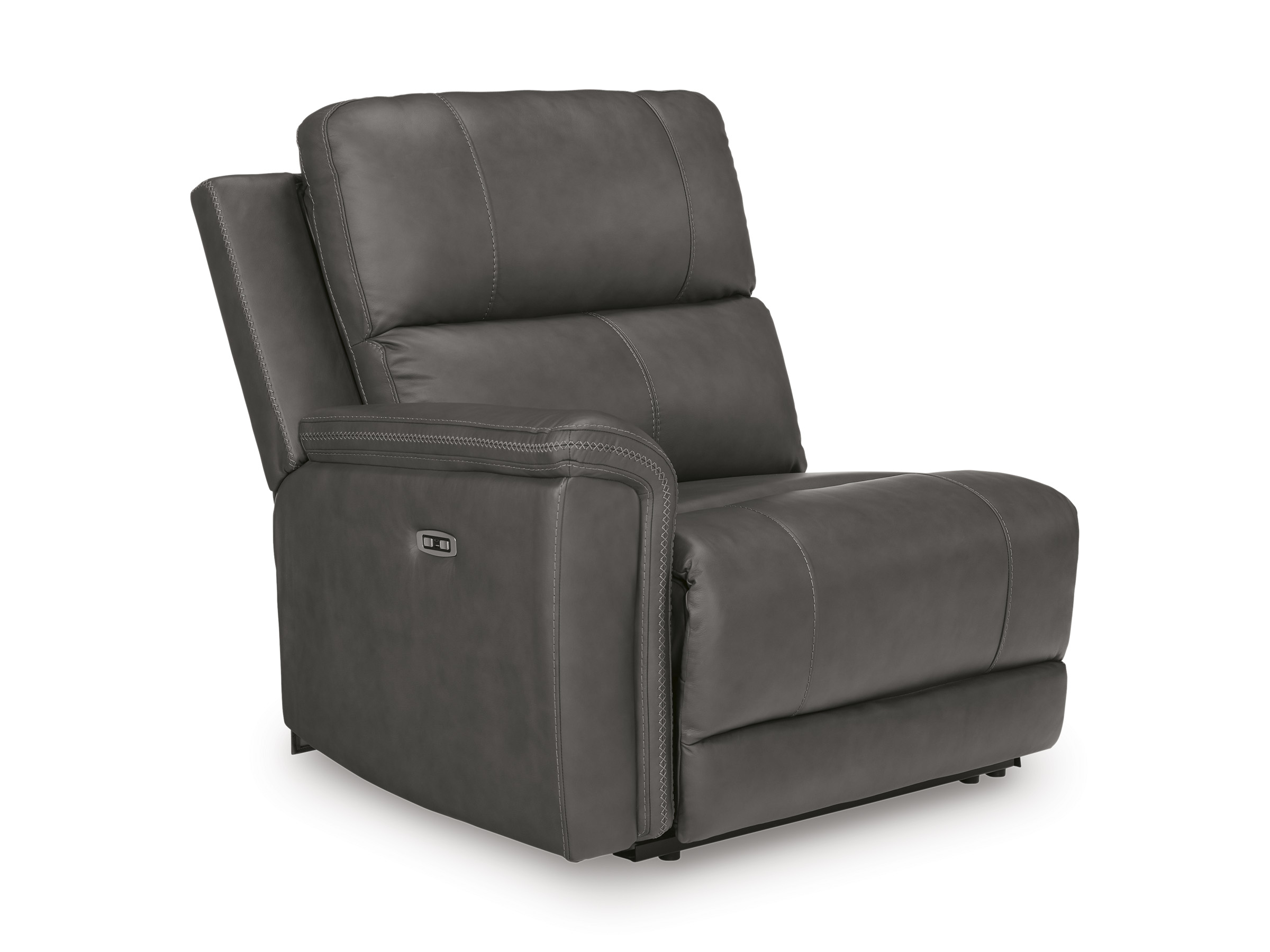Bleckley 5-Piece Leather/PVC Power Reclining L-Shaped Sectiona Sofa