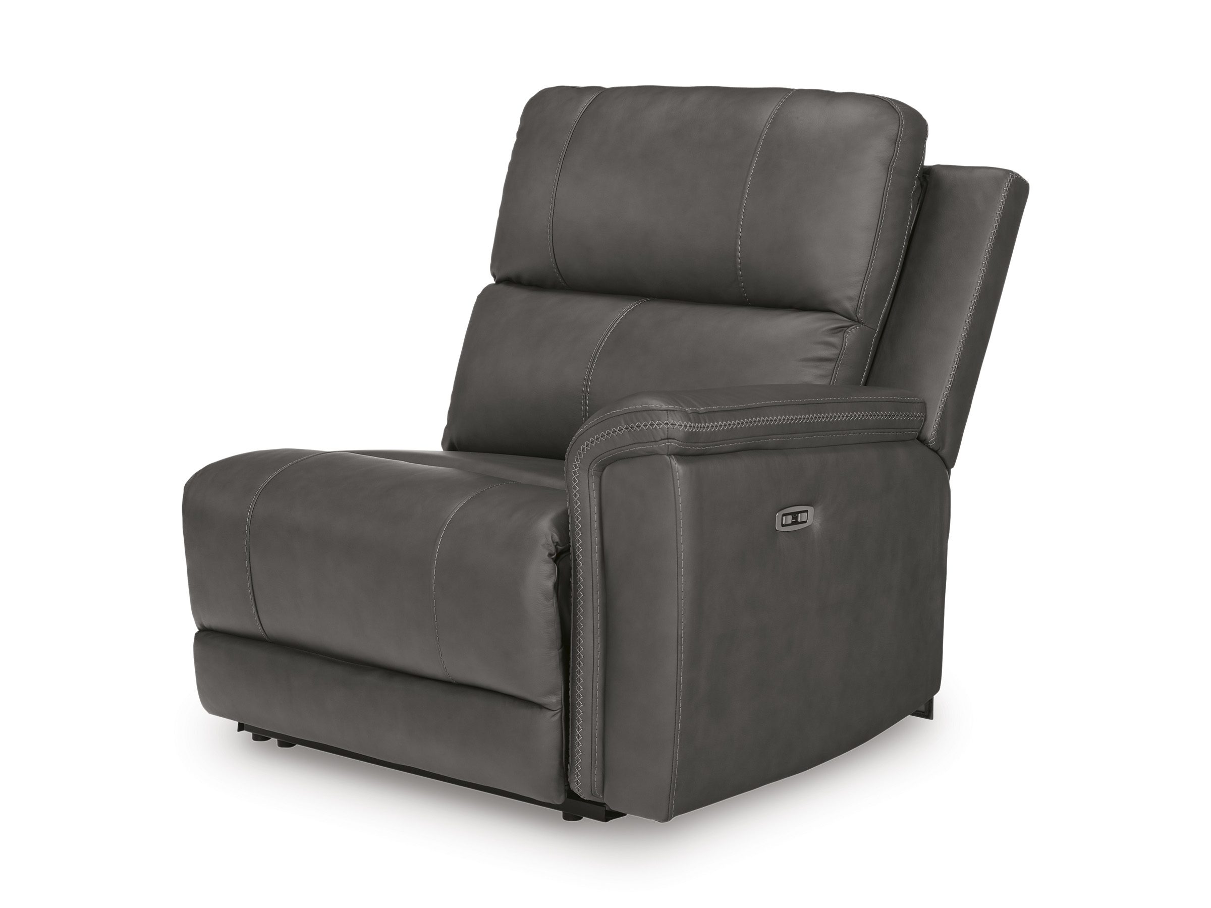 Bleckley 5-Piece Leather/PVC Power Reclining L-Shaped Sectiona Sofa