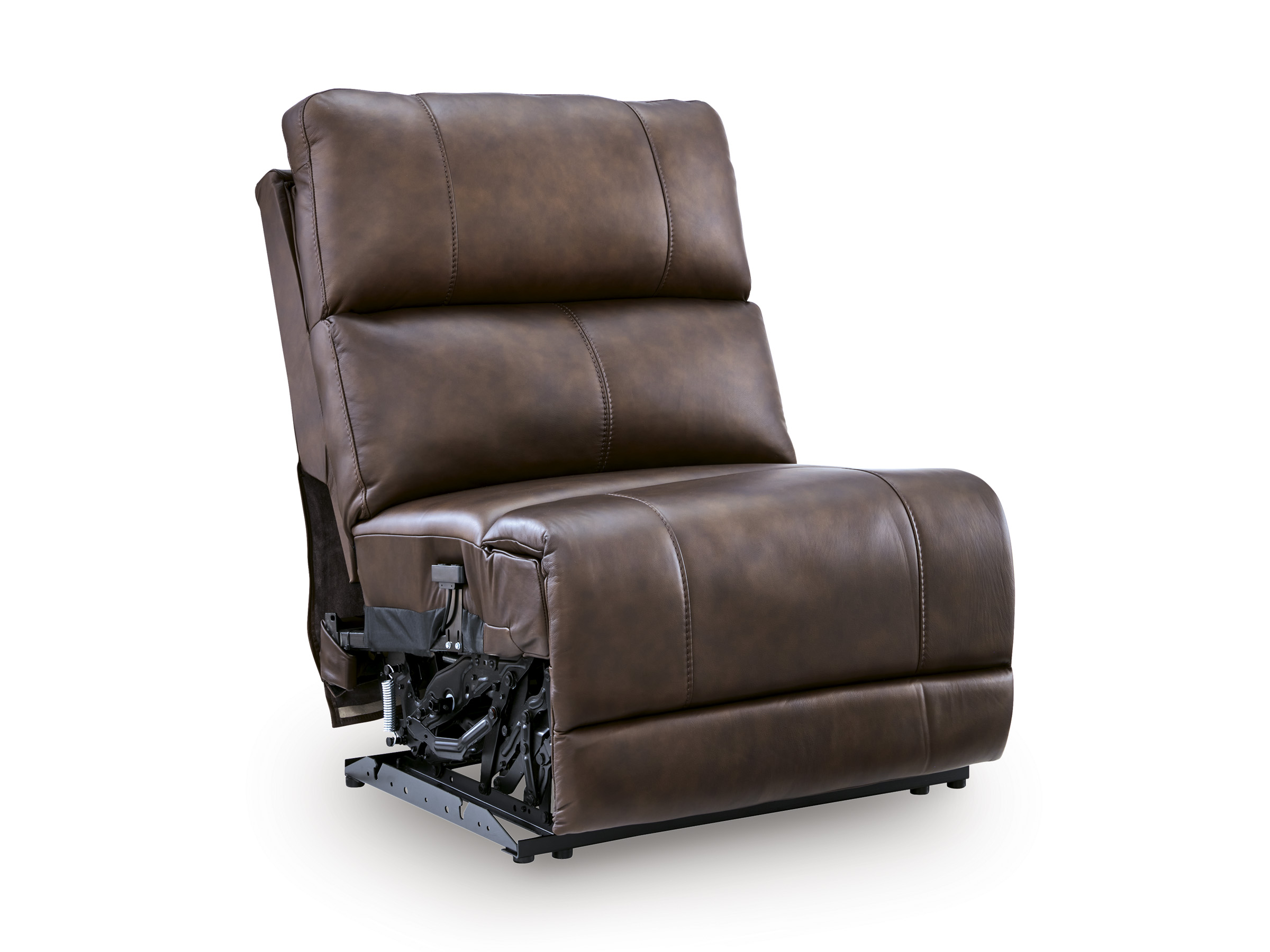 Bleckley 5-Piece Leather/PVC Power Reclining L-Shaped Sectiona Sofa