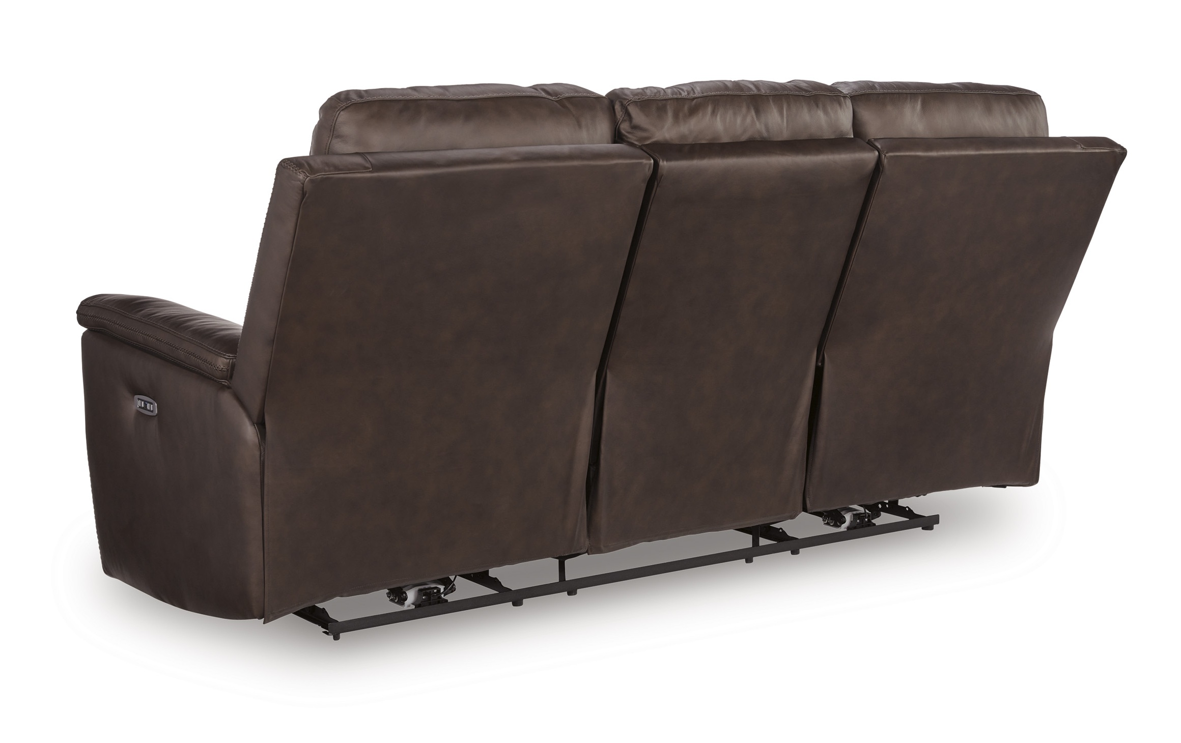 Bleckley Leather/PVC Power Reclining Living Set