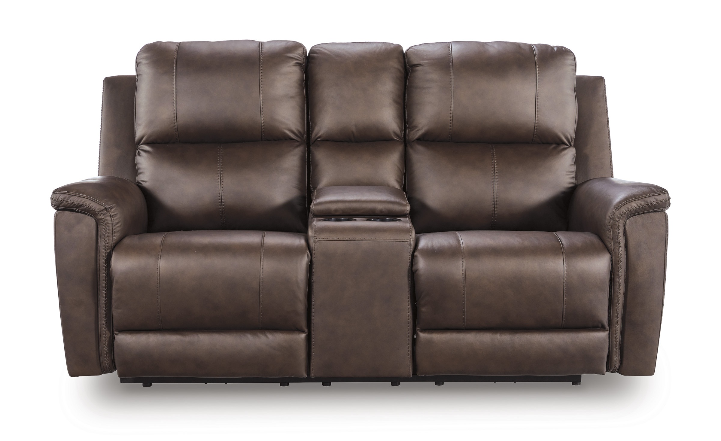 Bleckley Leather/PVC Power Reclining Living Set