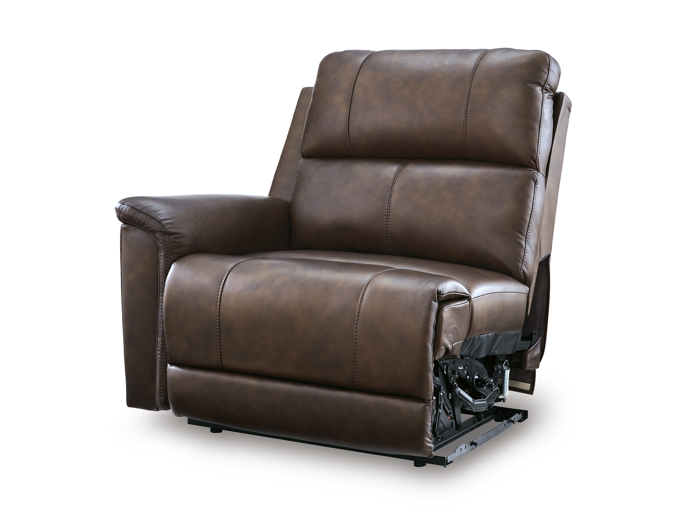 Bleckley 5-Piece Leather/PVC Power Reclining L-Shaped Sectiona Sofa