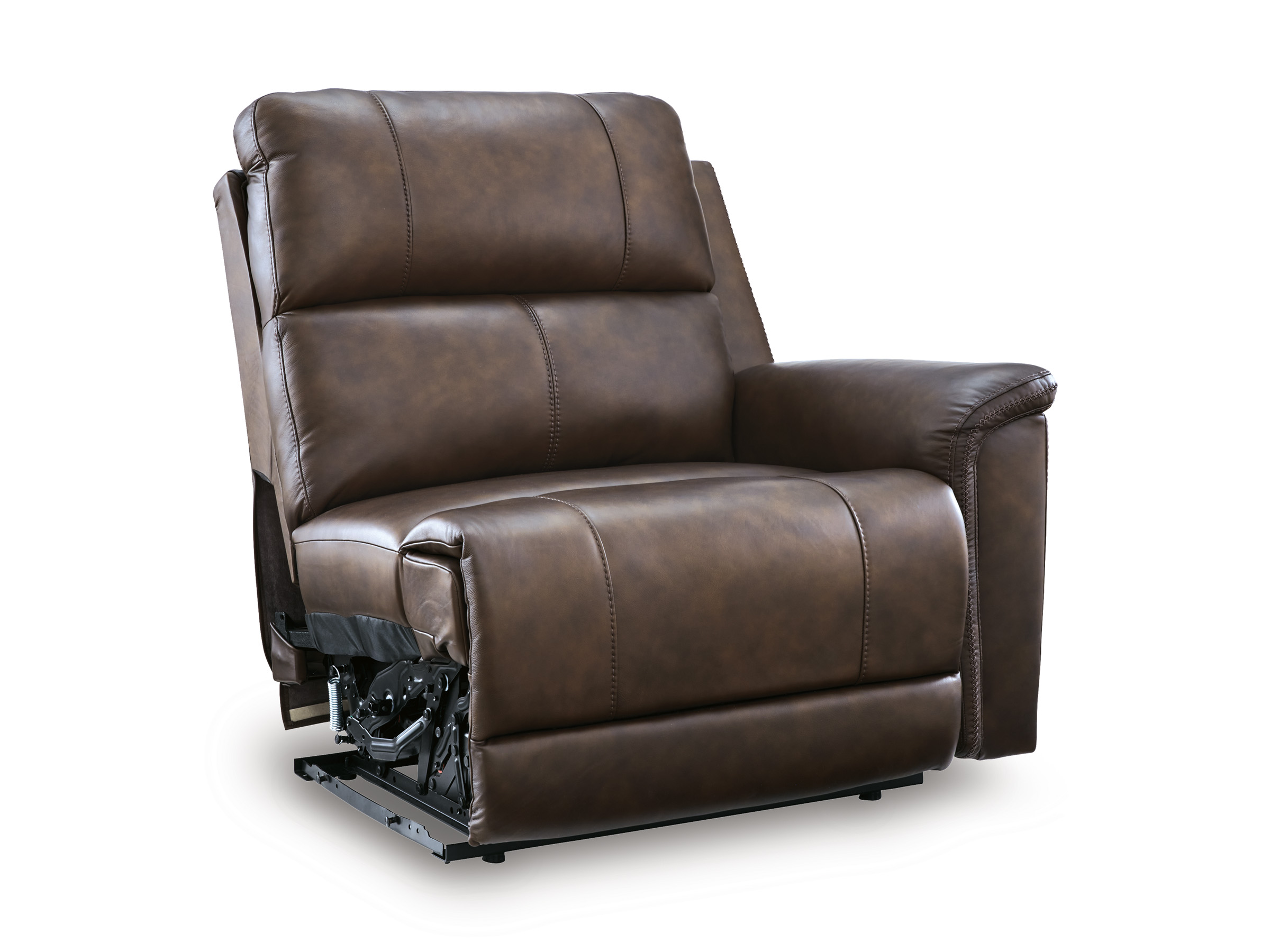 Bleckley 6-Piece Leather/PVC Power Reclining L-Shaped Sectional Sofa