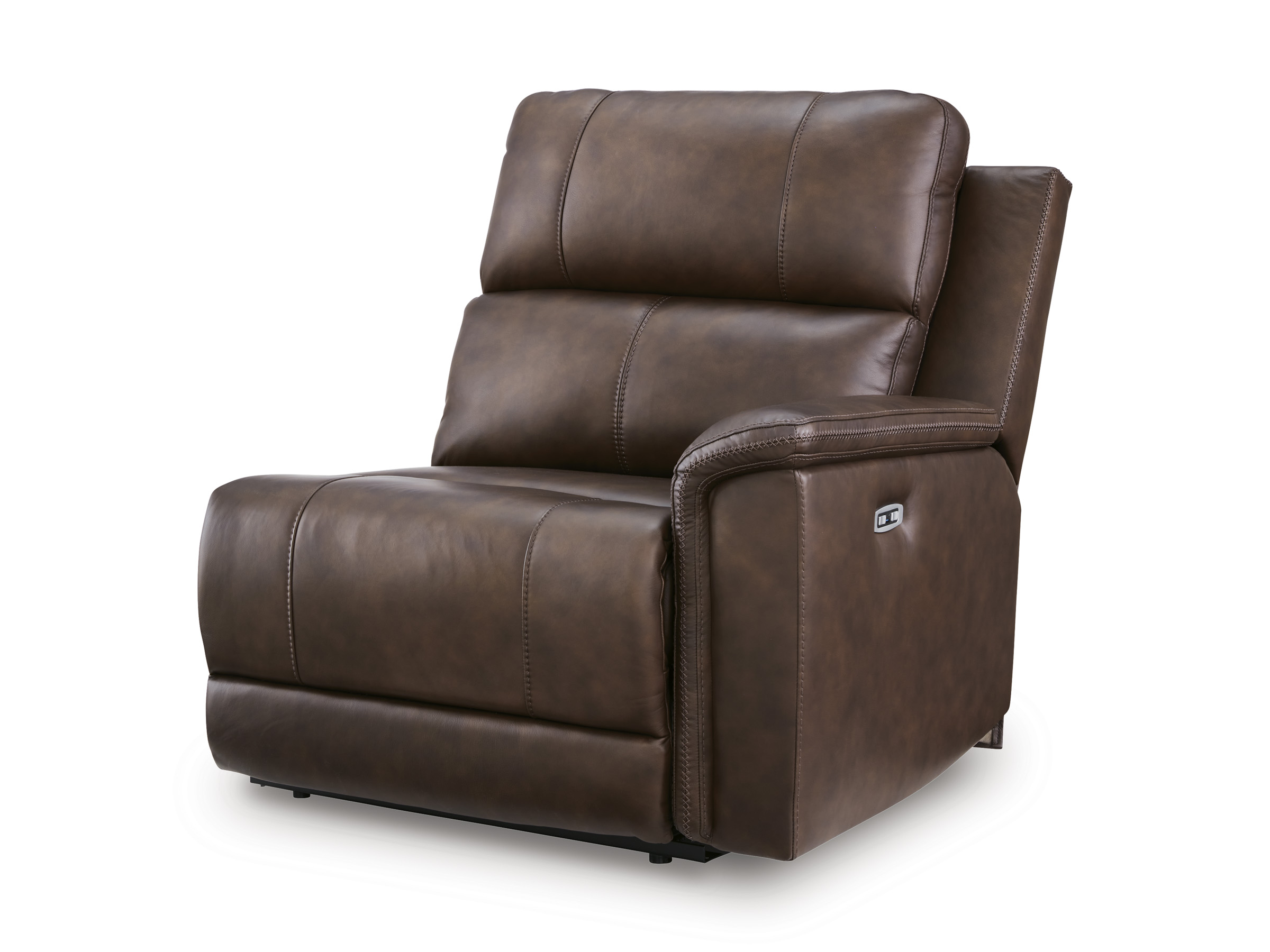 Bleckley 5-Piece Leather/PVC Power Reclining L-Shaped Sectiona Sofa