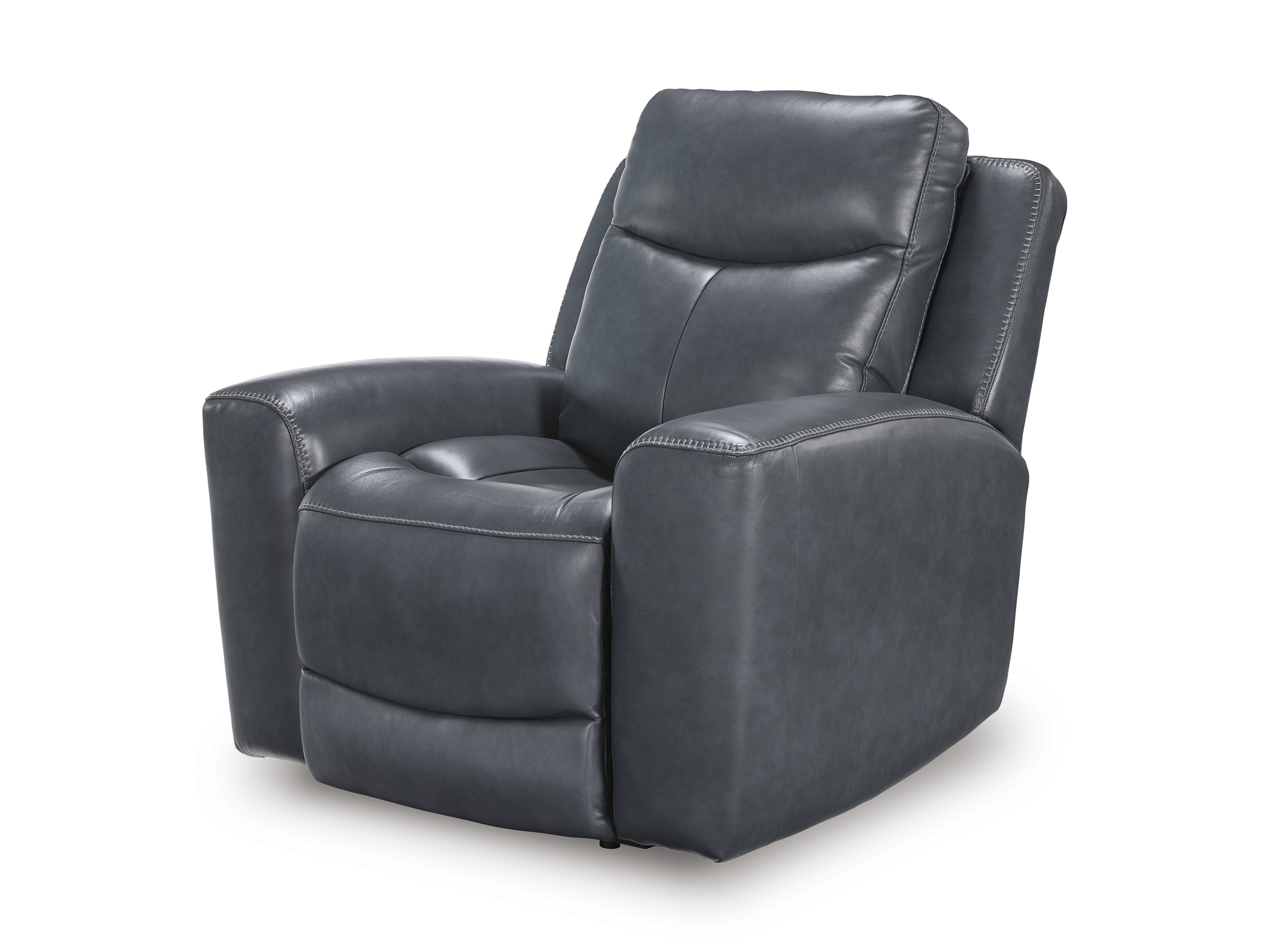 Next Move Leather Power Recliner with Adjustable Headrest