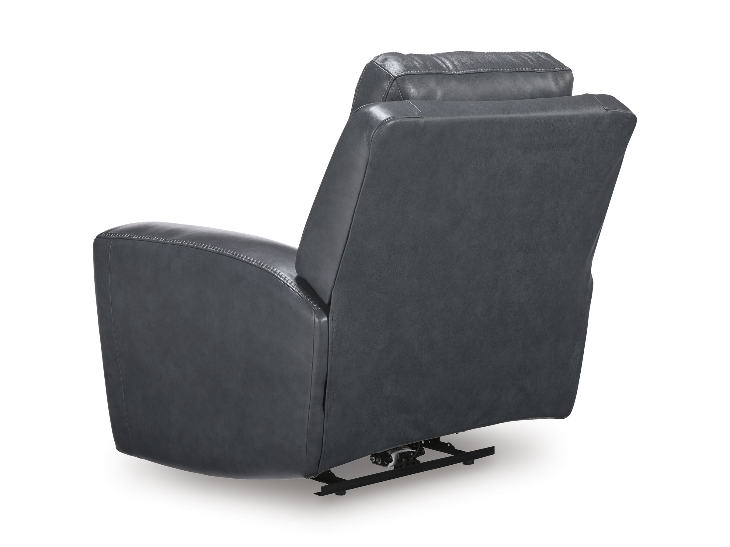 Next Move Leather Power Recliner with Adjustable Headrest