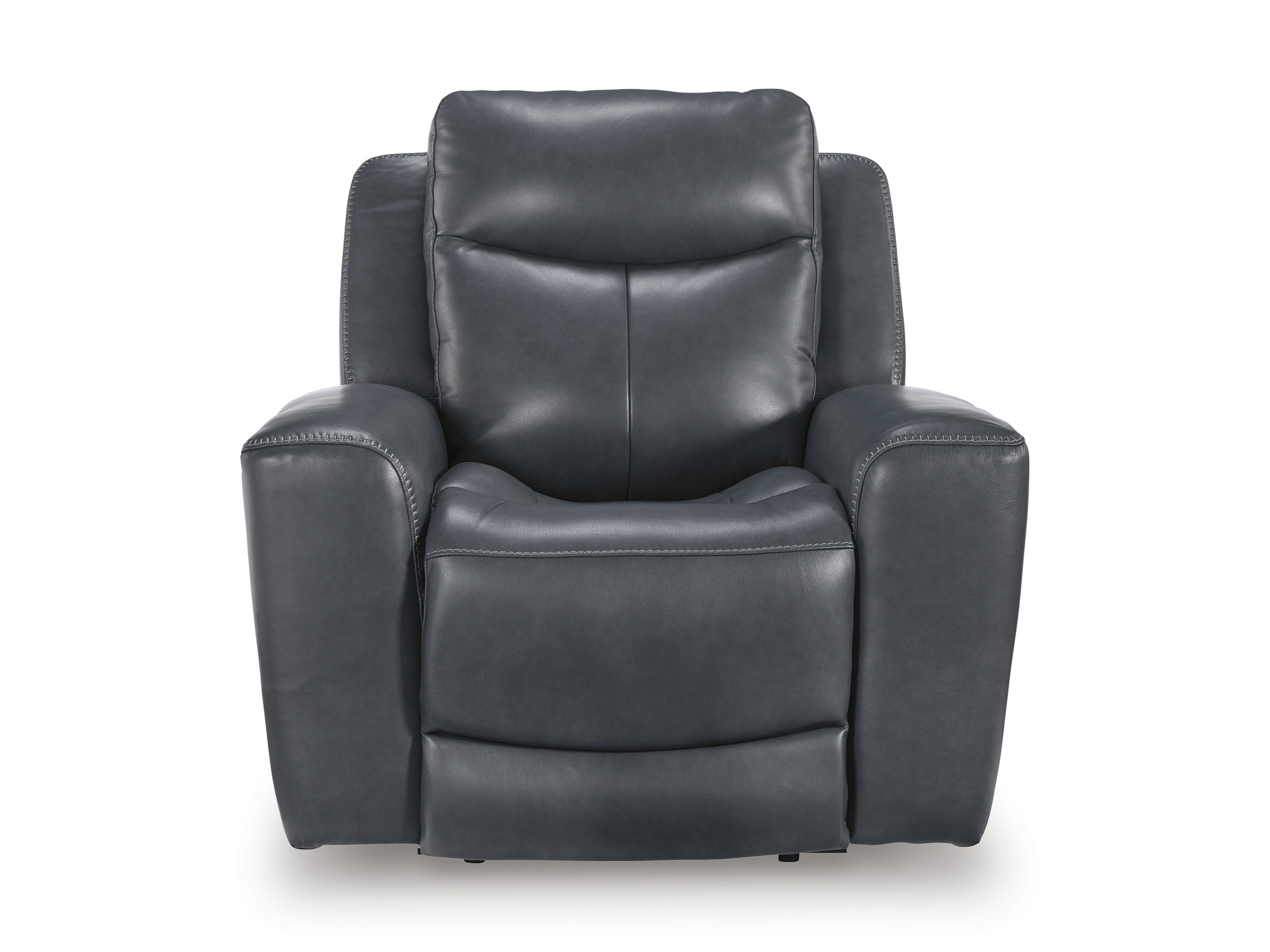 Next Move Leather Power Reclining Living Room Set with Adjustable Headrest