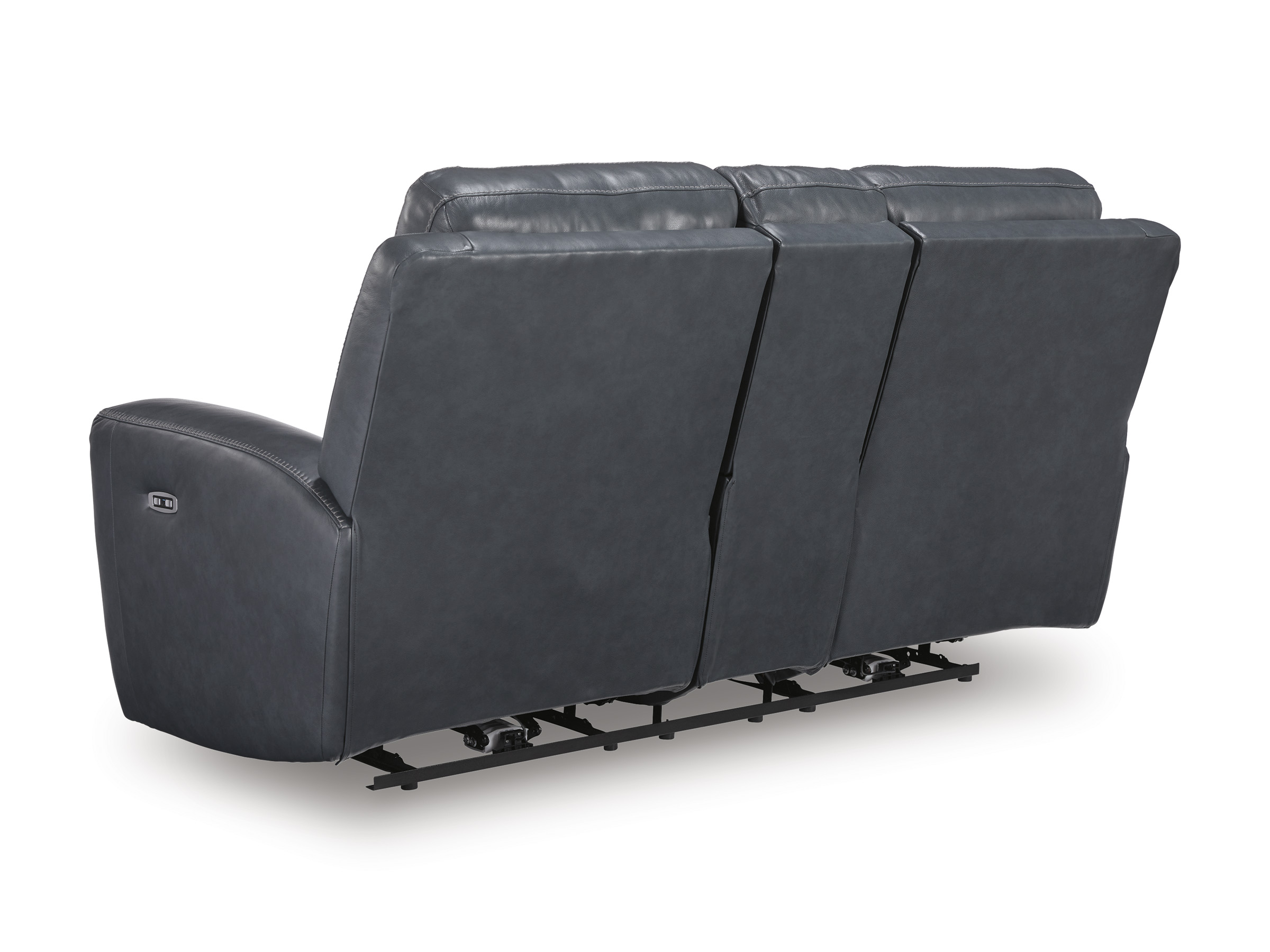 Next Move Power Reclining Loveseat | Admiral Leather & Adjustable Headrest