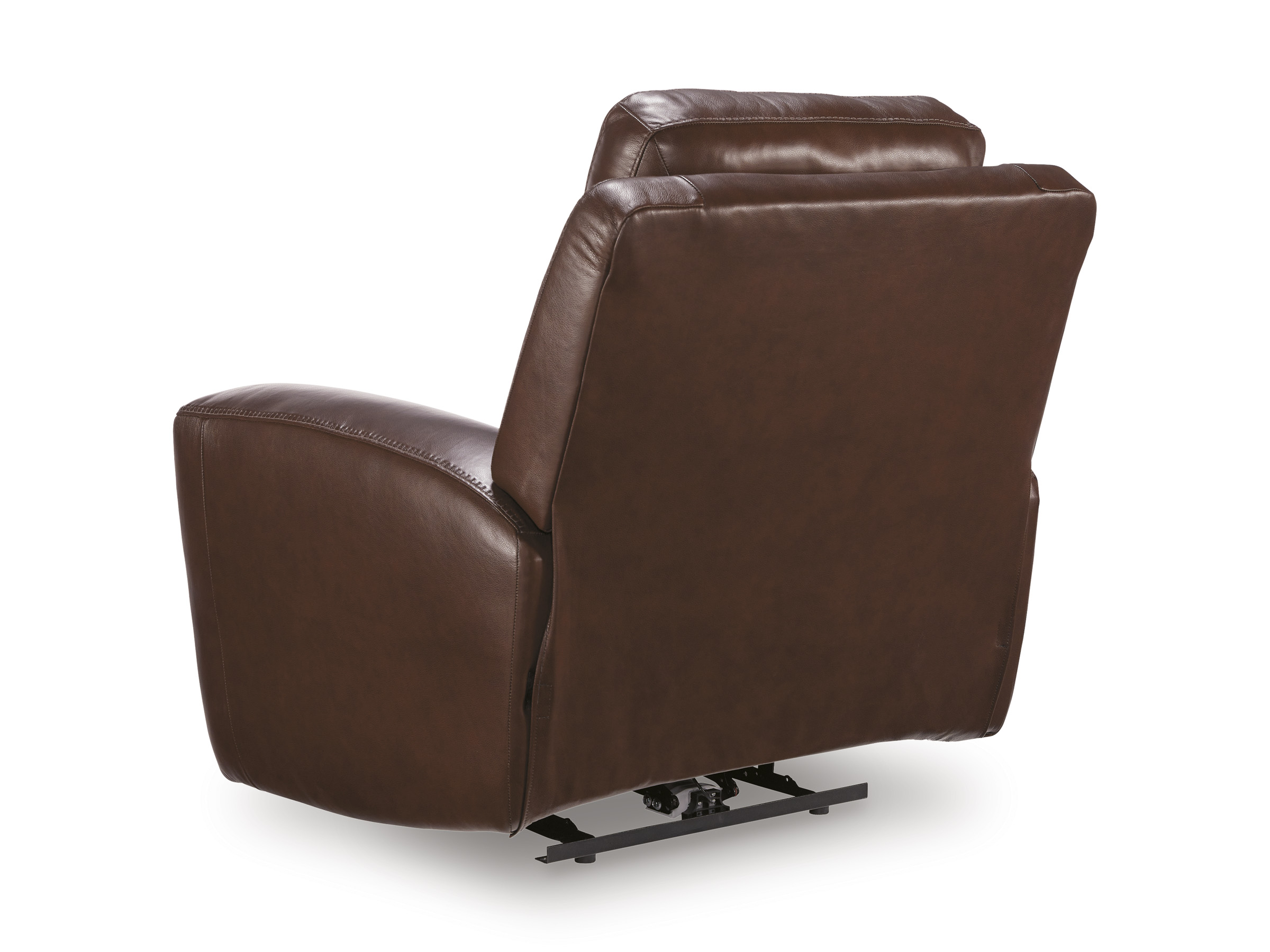Next Move Leather Power Reclining Living Room Set with Adjustable Headrest