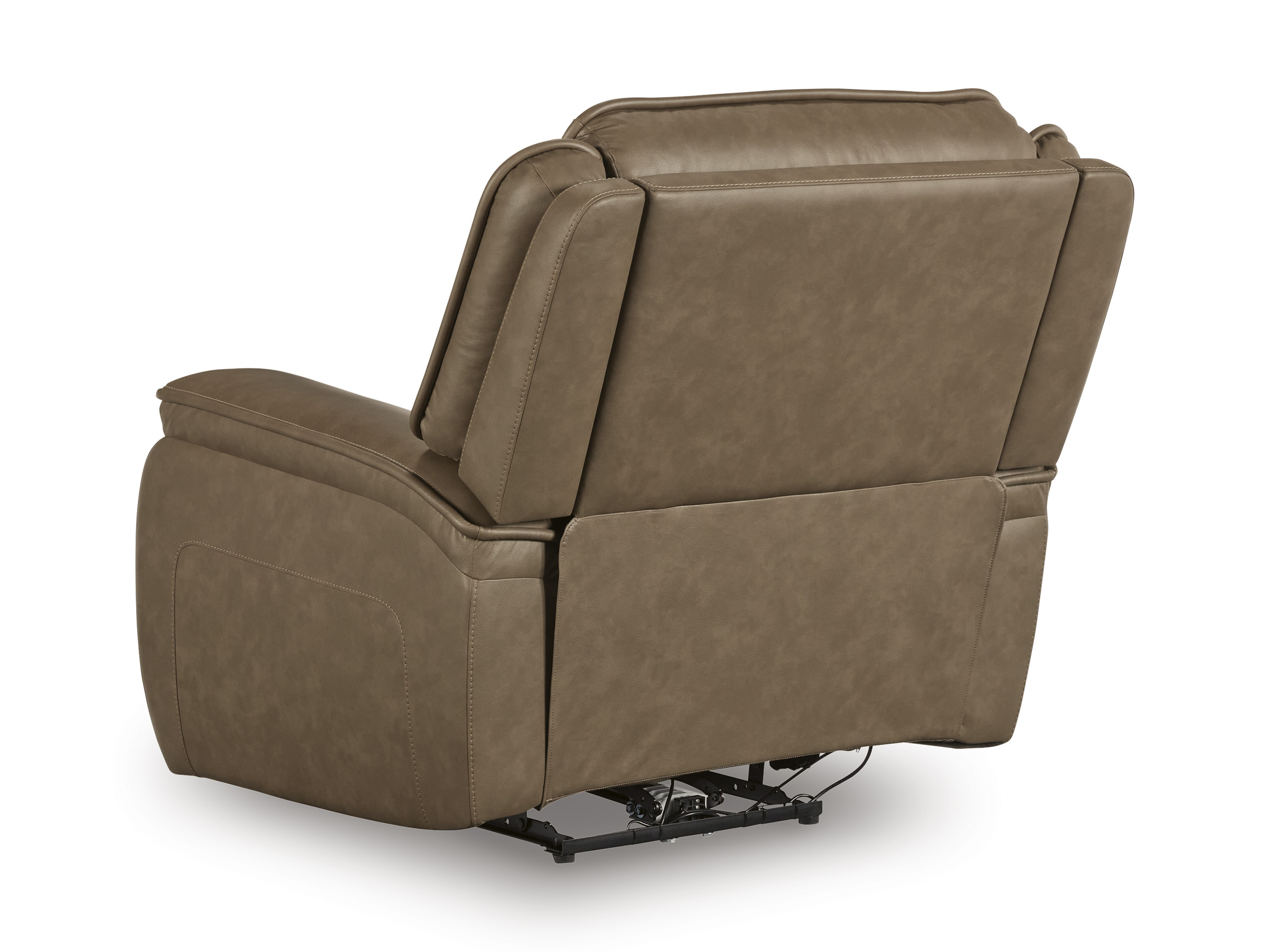 Glencroft Leather Power Recliner w/Adjustable Headrest