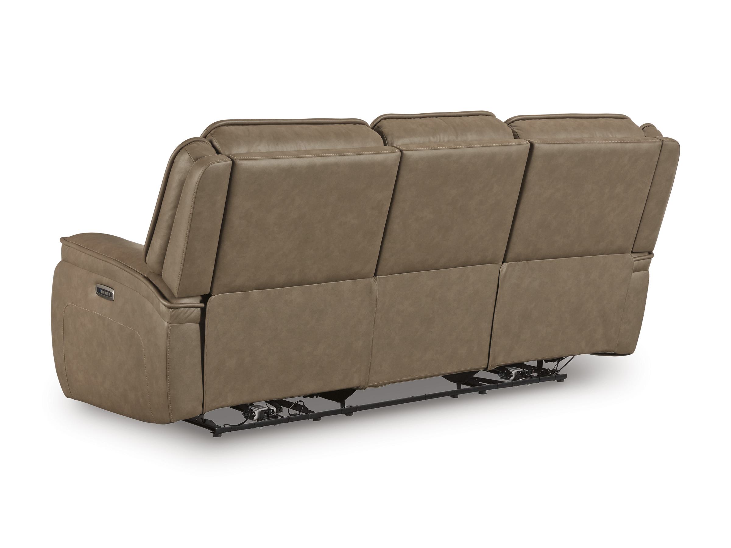 Glencroft Leather Power Reclining Sofa w/Adjustable Headrests