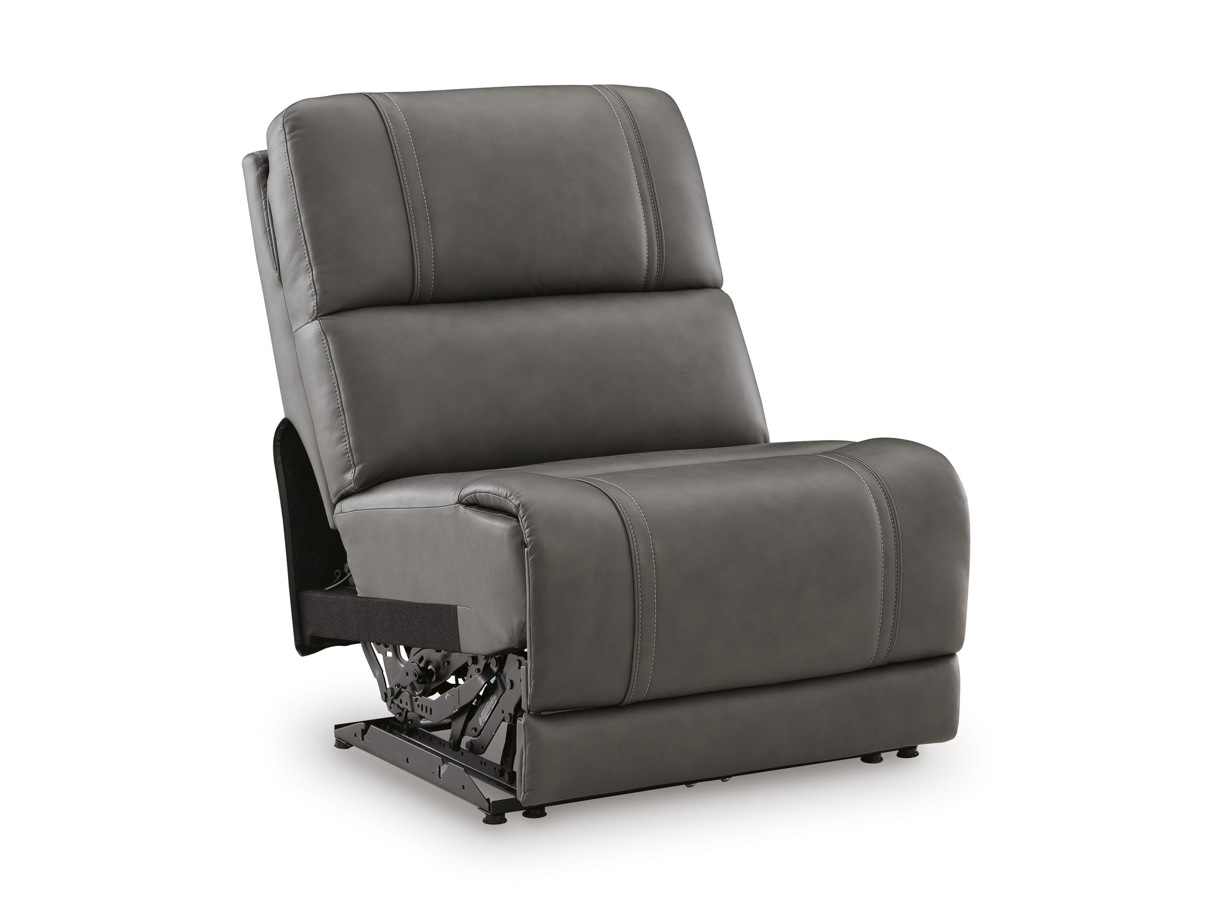 5Z-Pittson L-Shaped Leather 5-Piece Power Reclining Sectional