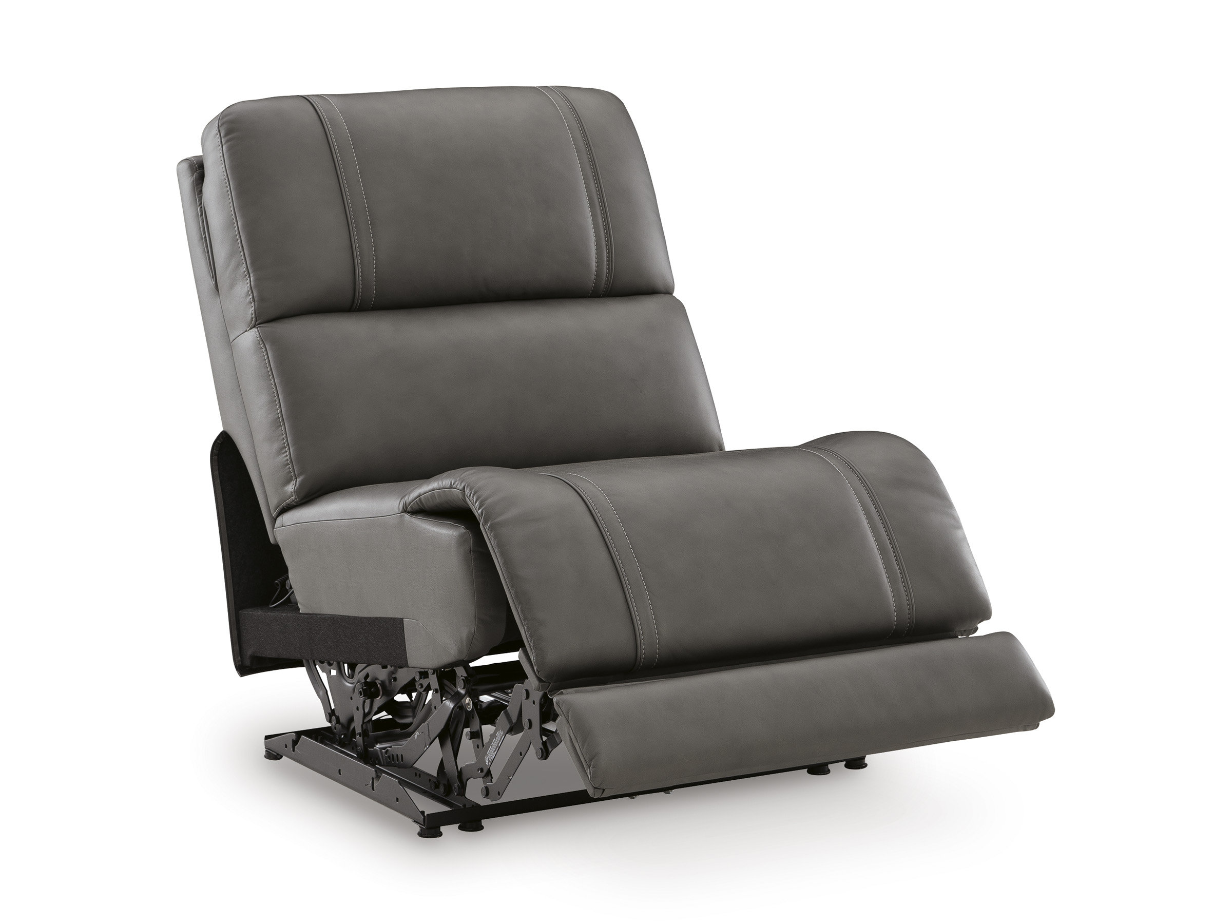 5Z-Pittson L-Shaped Leather 6-Piece Power Reclining Sectional