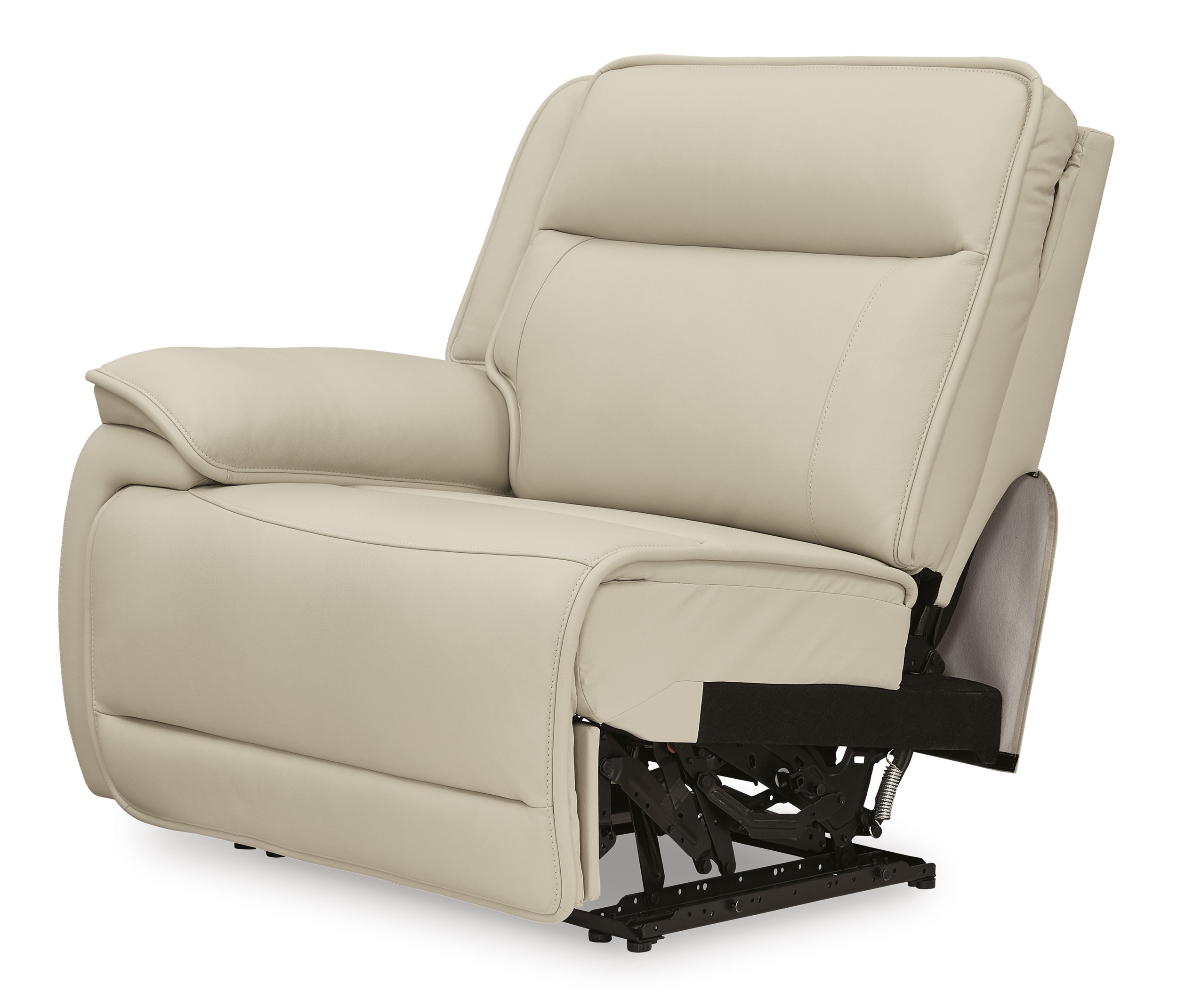 Double Deal 7-Piece L-Shaped Leather Power Reclining Sectional w/2 Consoles