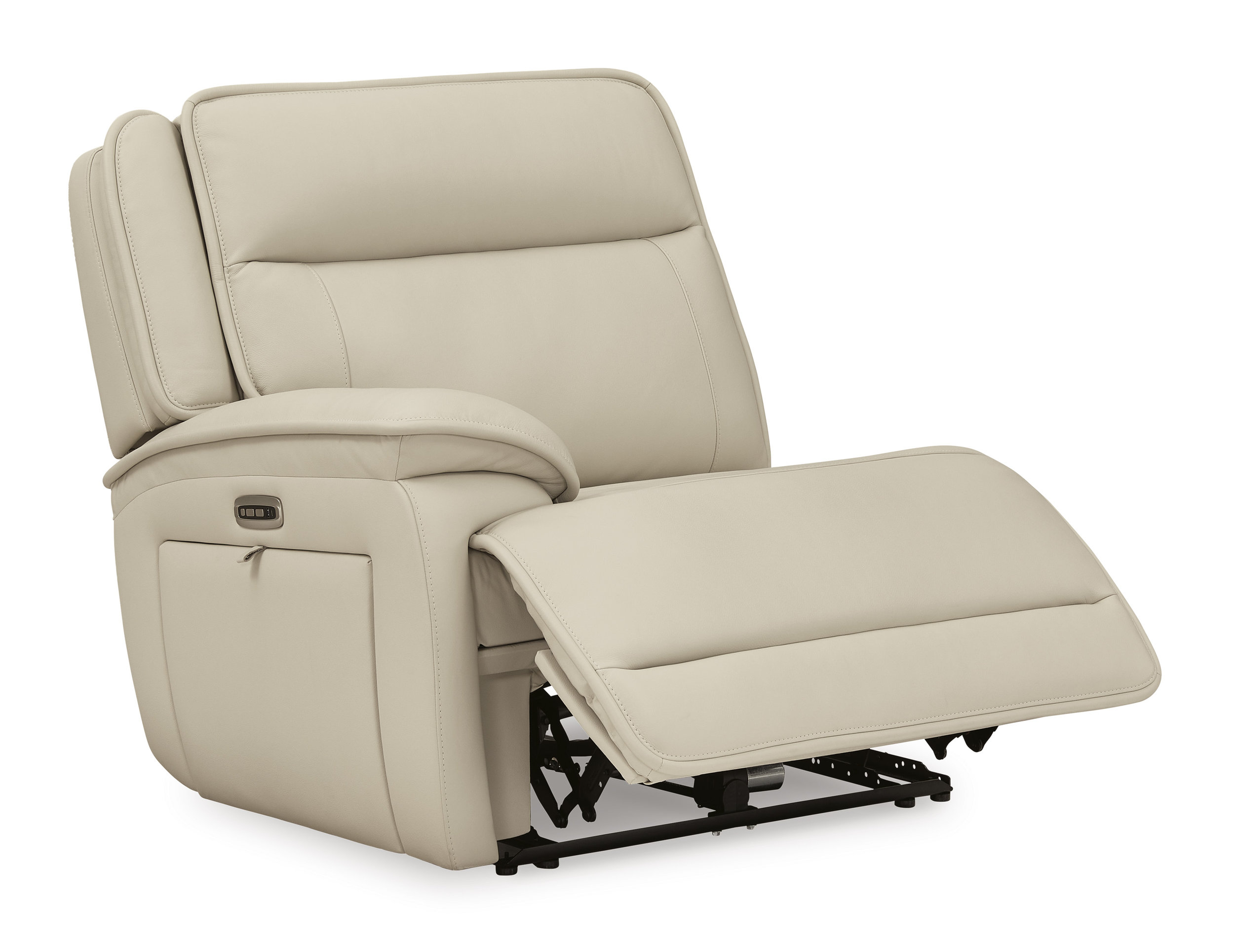 Double Deal Leather Modular Power Reclining Living Room Set