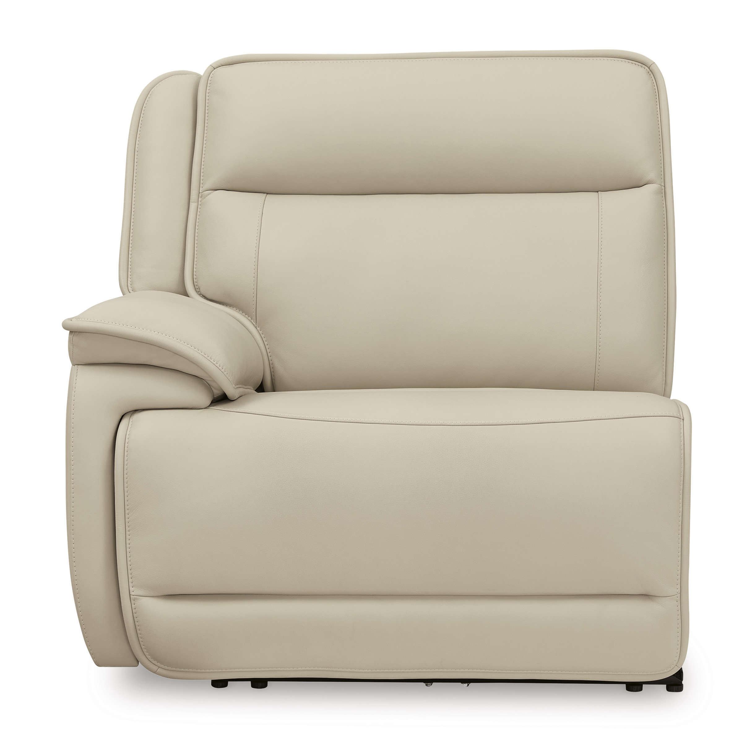 Double Deal 4-Piece L-Shaped Leather Power Reclining Sectional