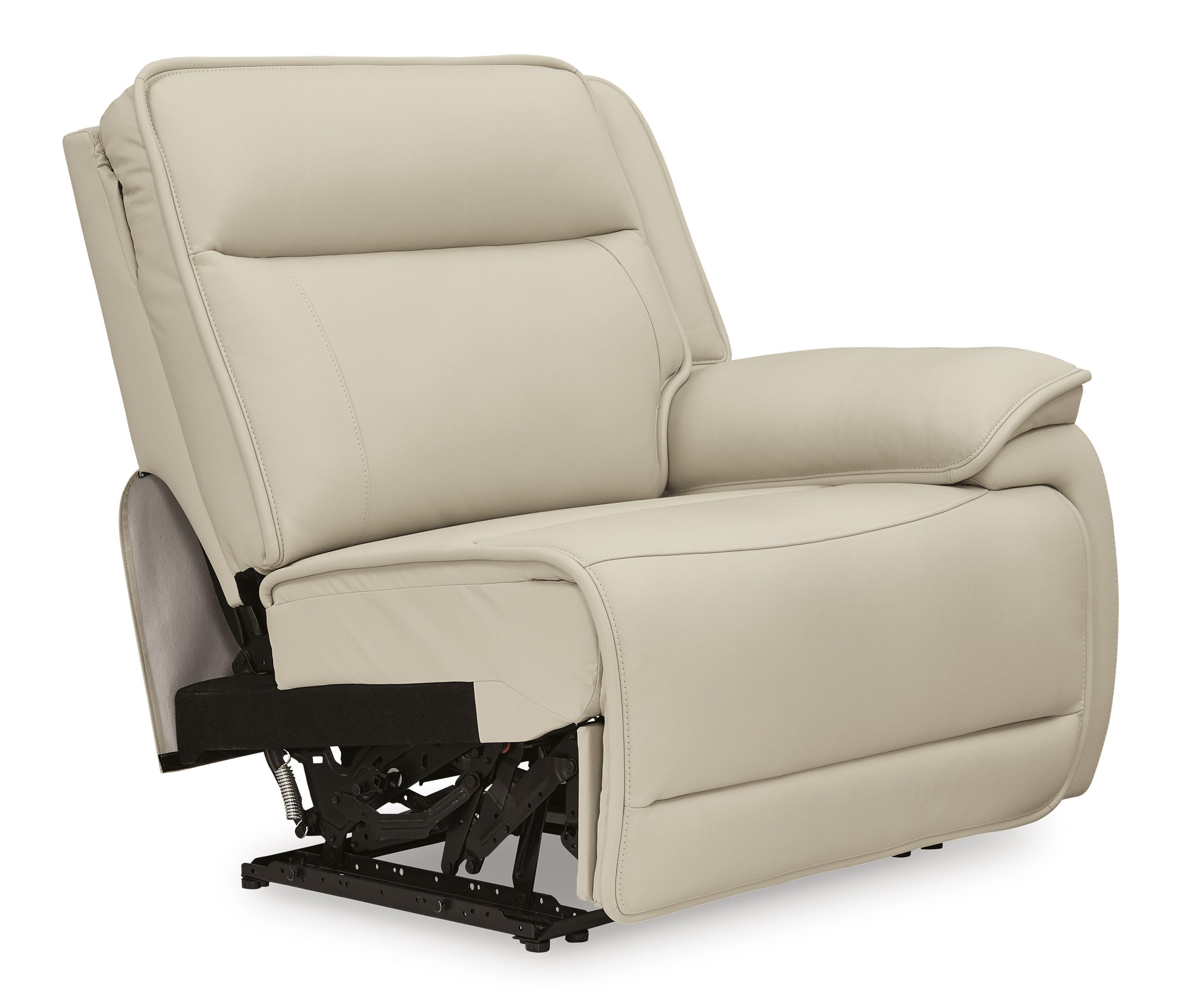 Double Deal 4-Piece L-Shaped Leather Power Reclining Sectional