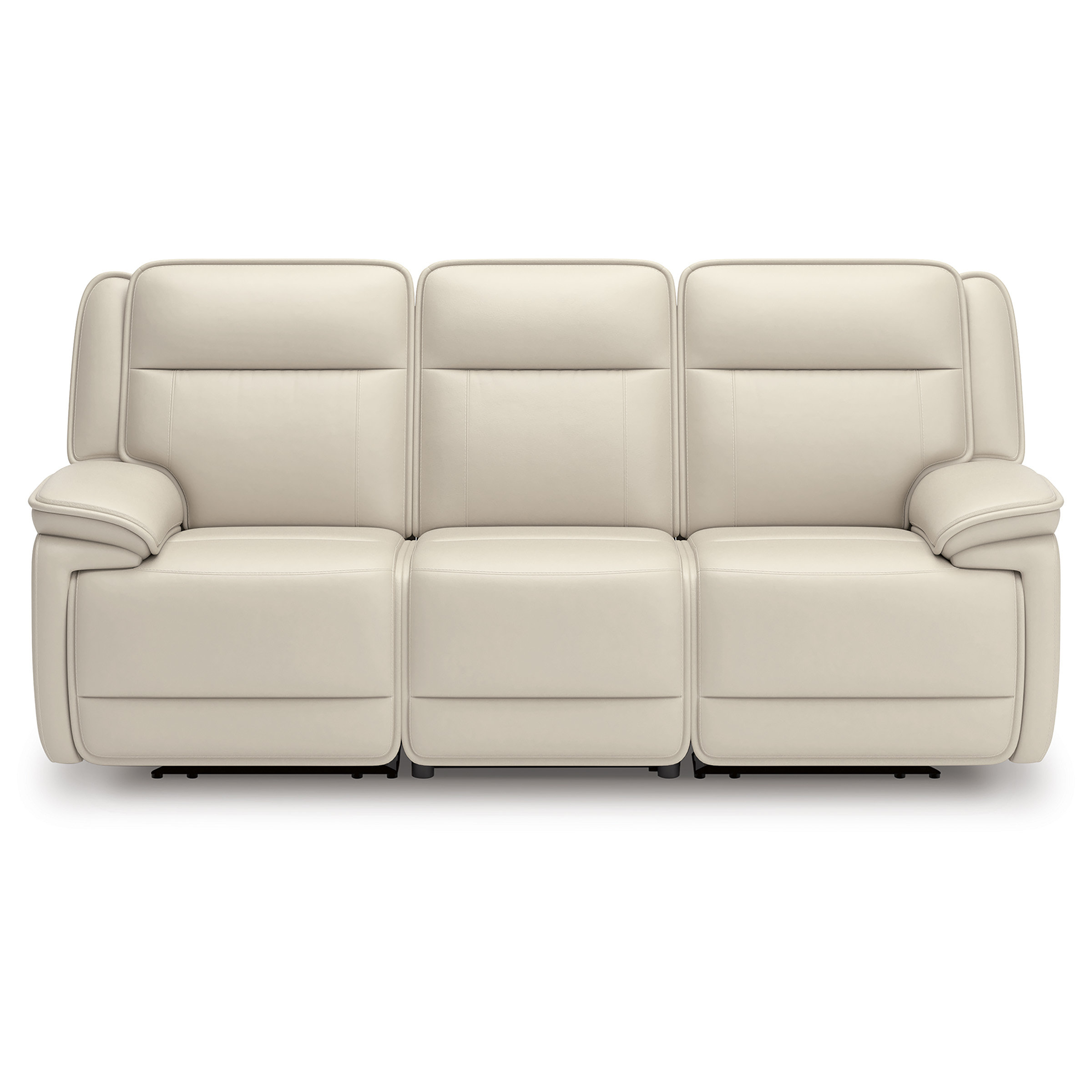 Double Deal 3-Piece Leather Modular Power Reclining Sofa